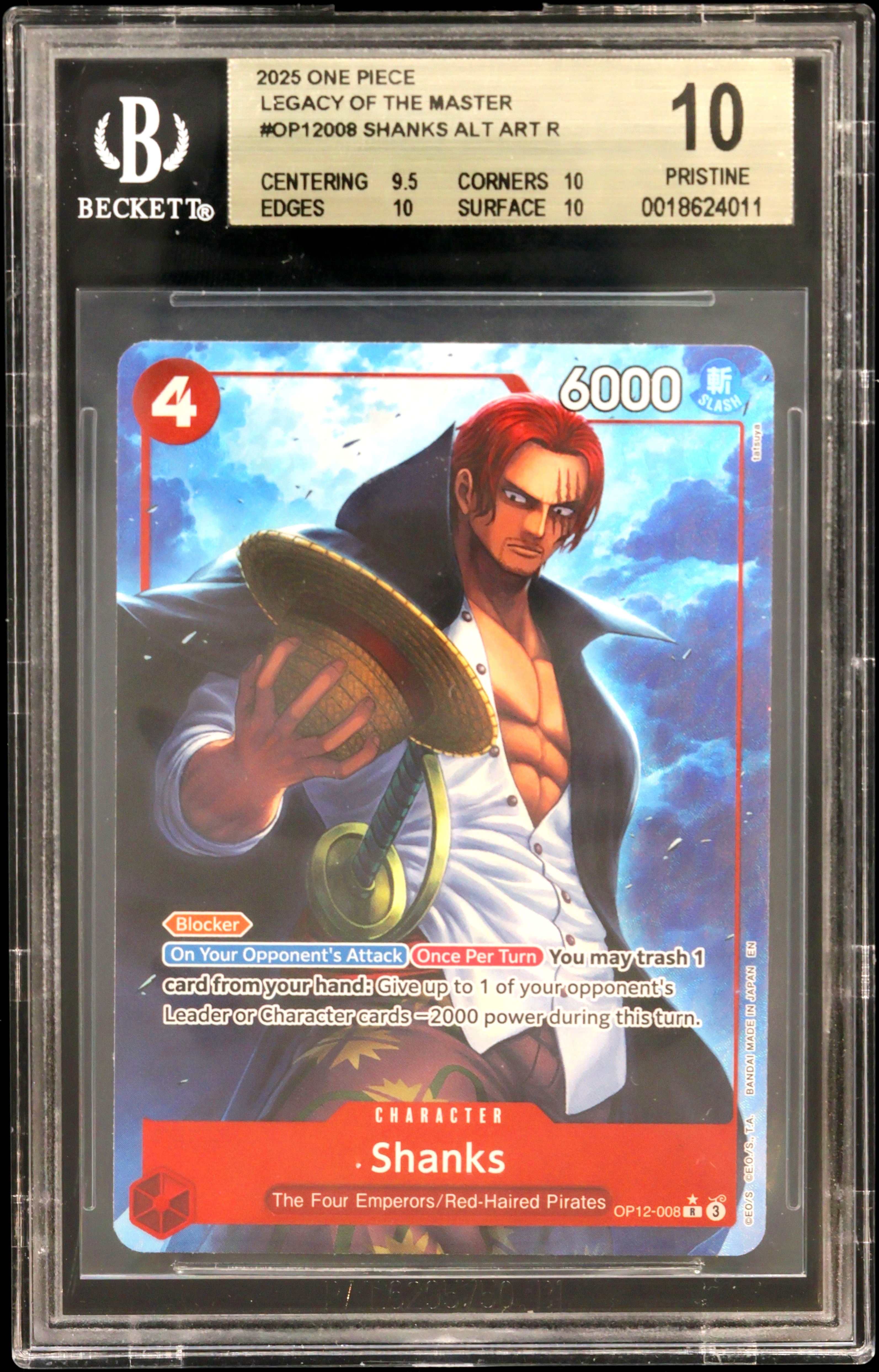 Shanks ALT ART R card artwork