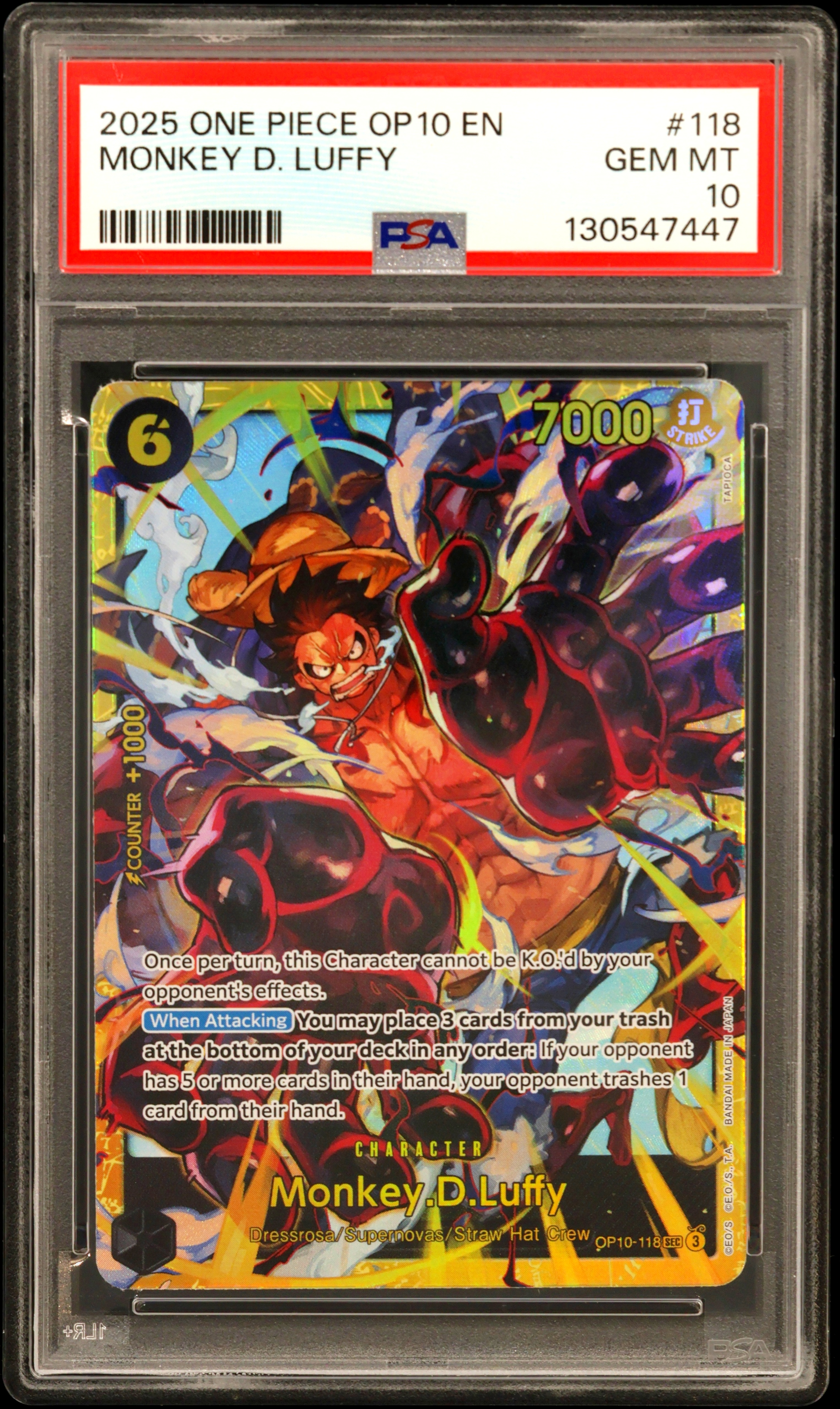 Monkey D. Luffy card artwork
