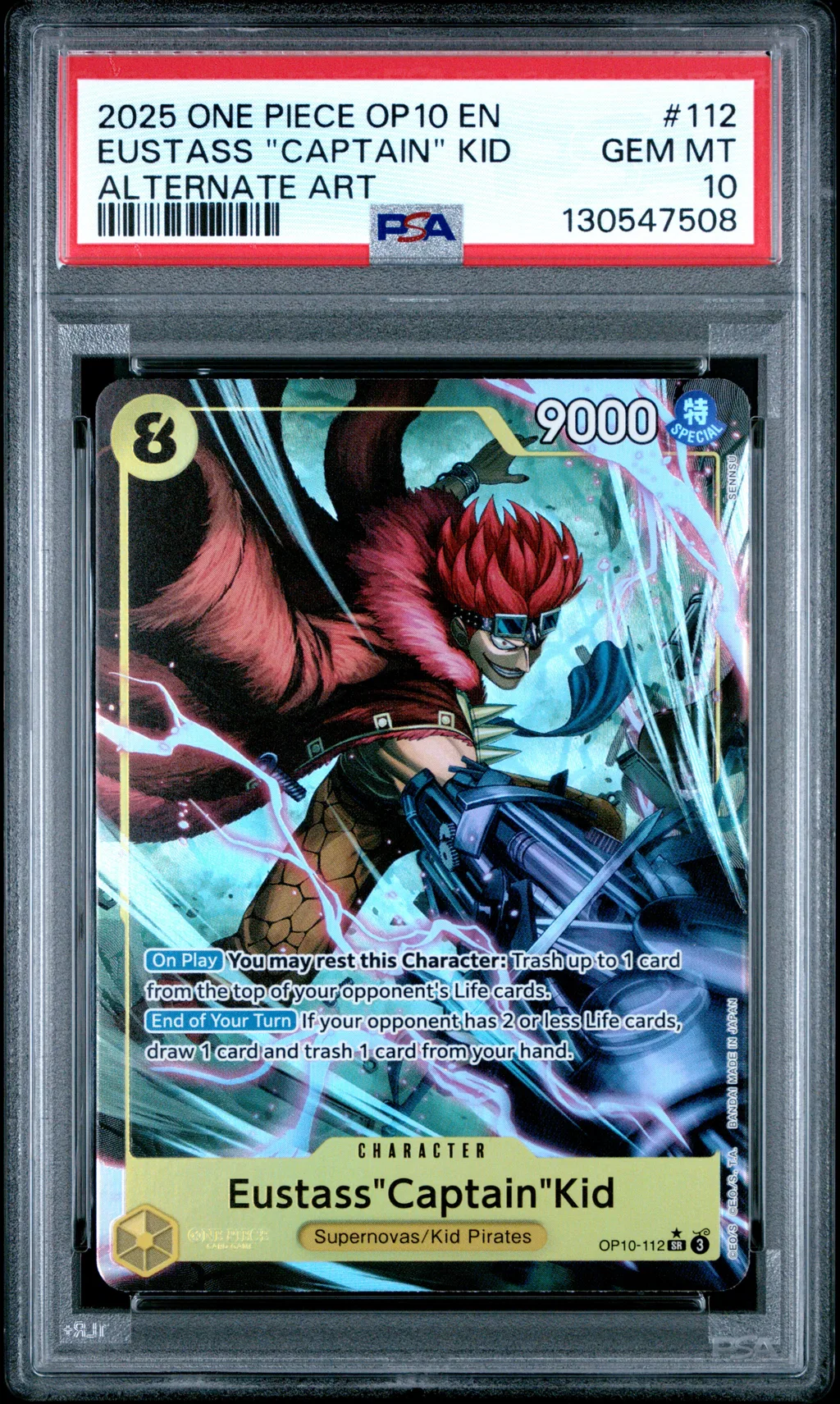 Eustass "Captain" Kid card artwork