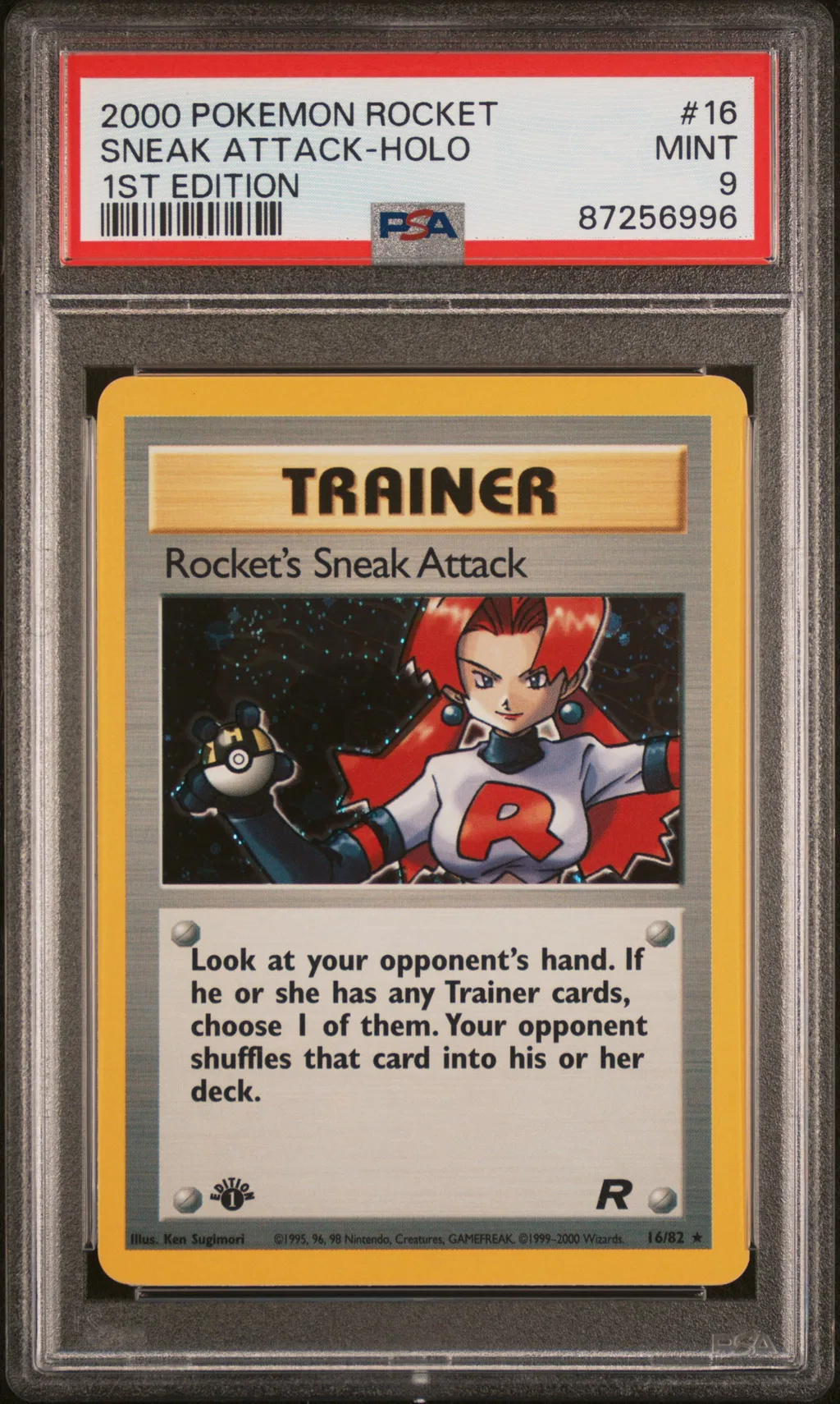 Rocket's Sneak Attack-Holo card artwork
