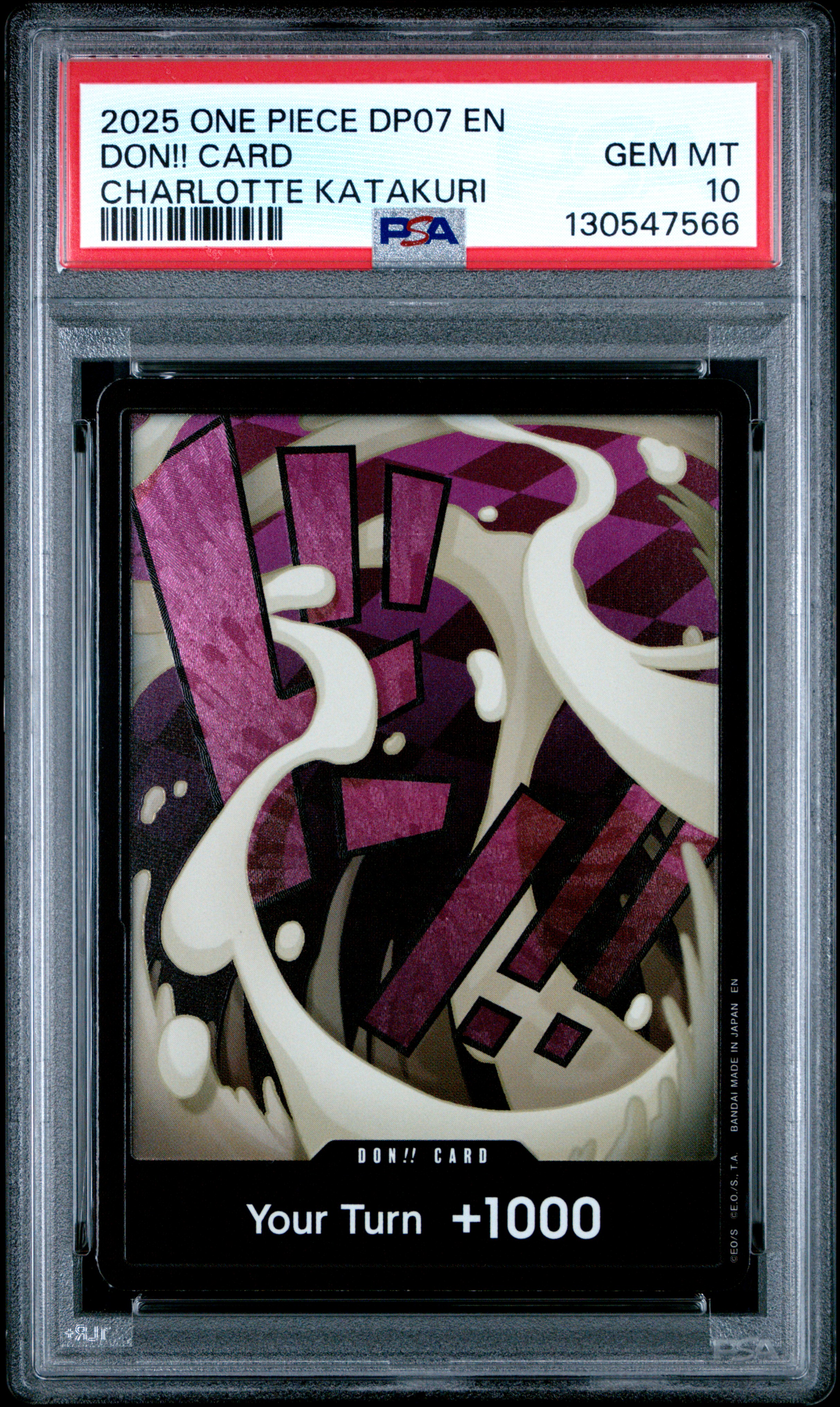 2025 #Na Don!! Card PSA 10 One Piece Double Pack Volume 7