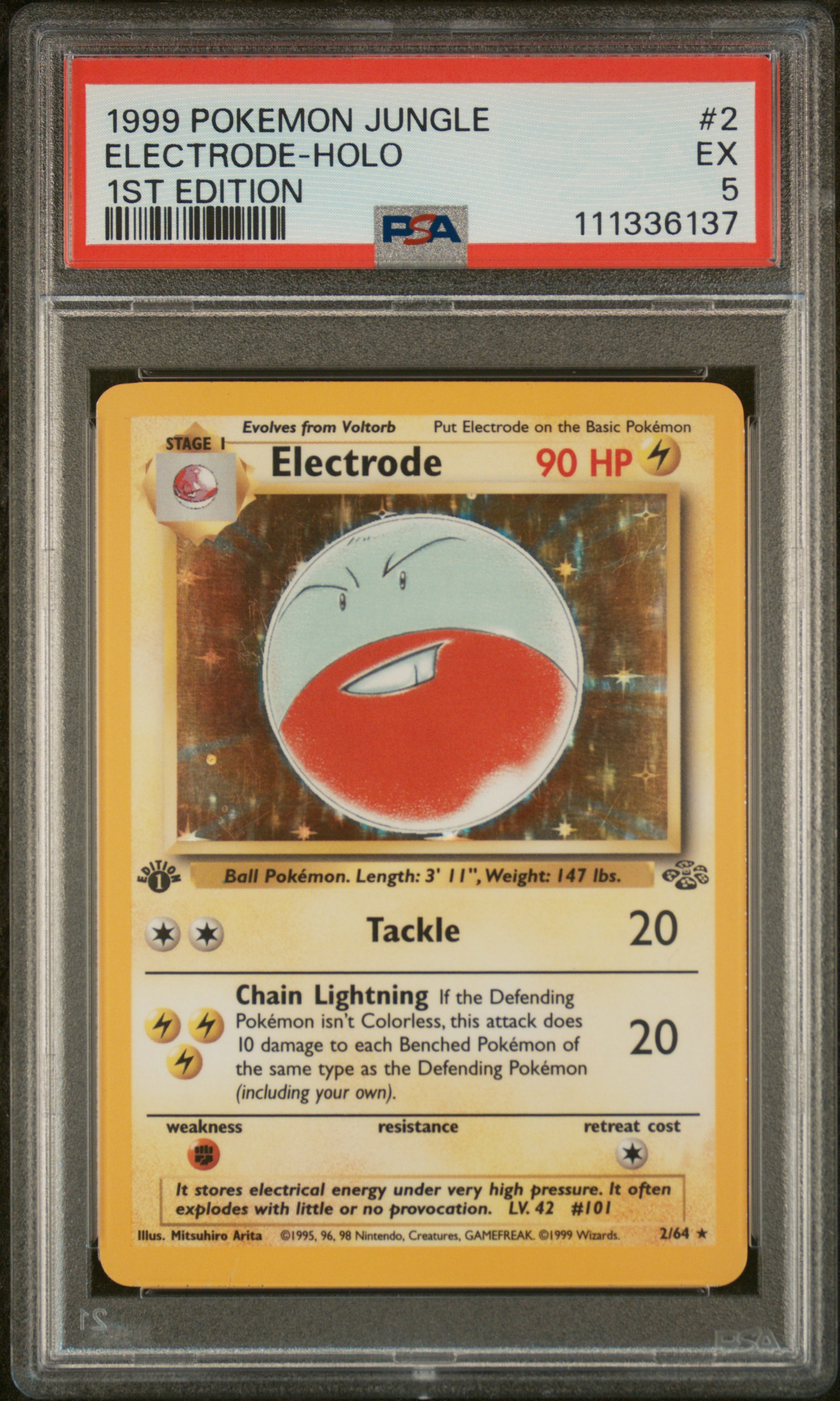 Electrode-Holo card artwork