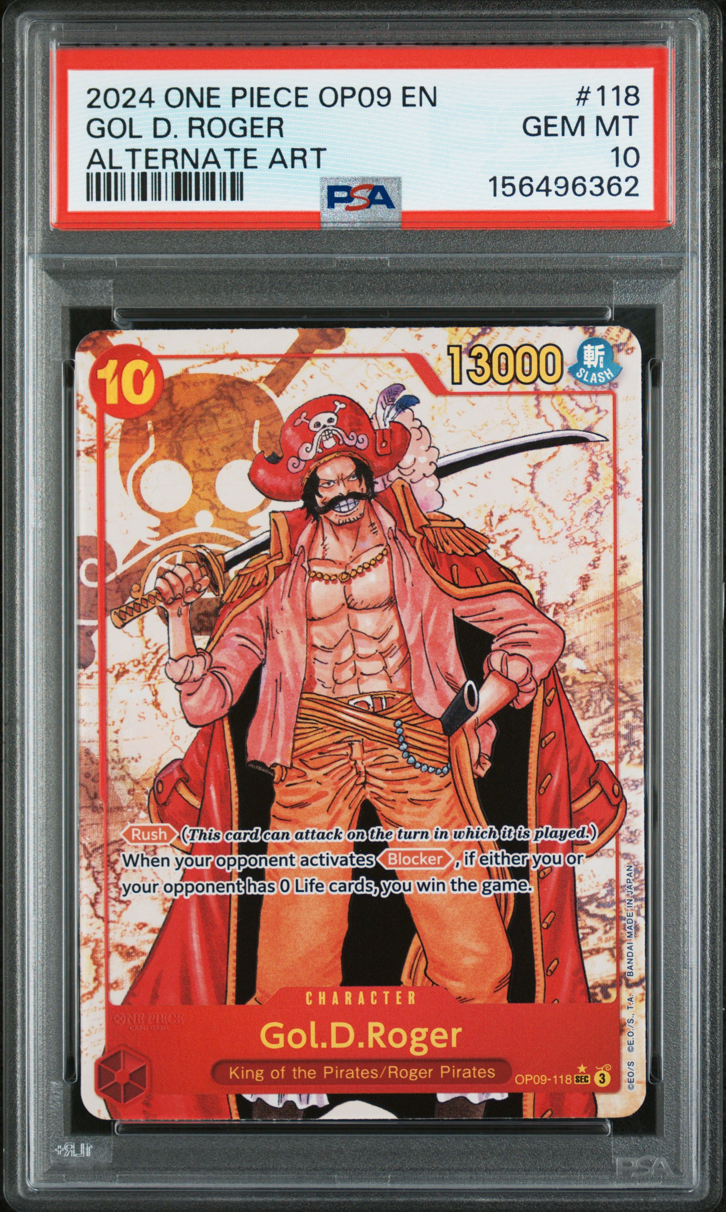 Gol D. Roger card artwork