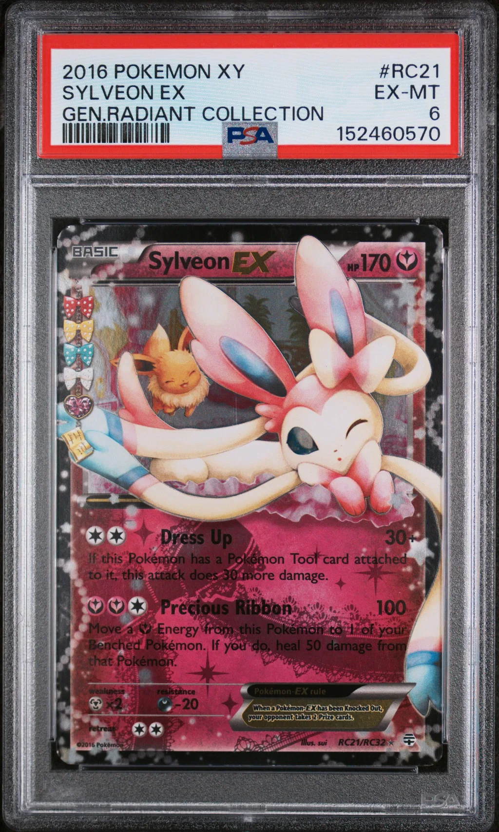 Sylveon EX card artwork