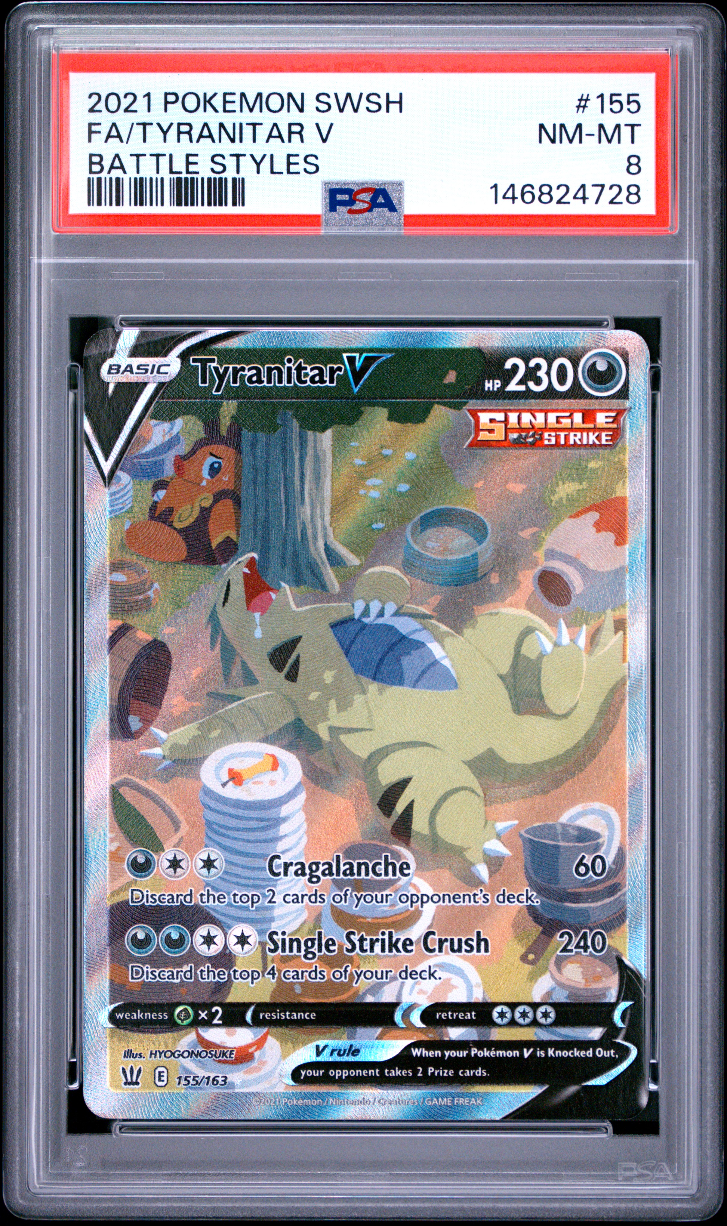 Full Art/Tyranitar V card artwork