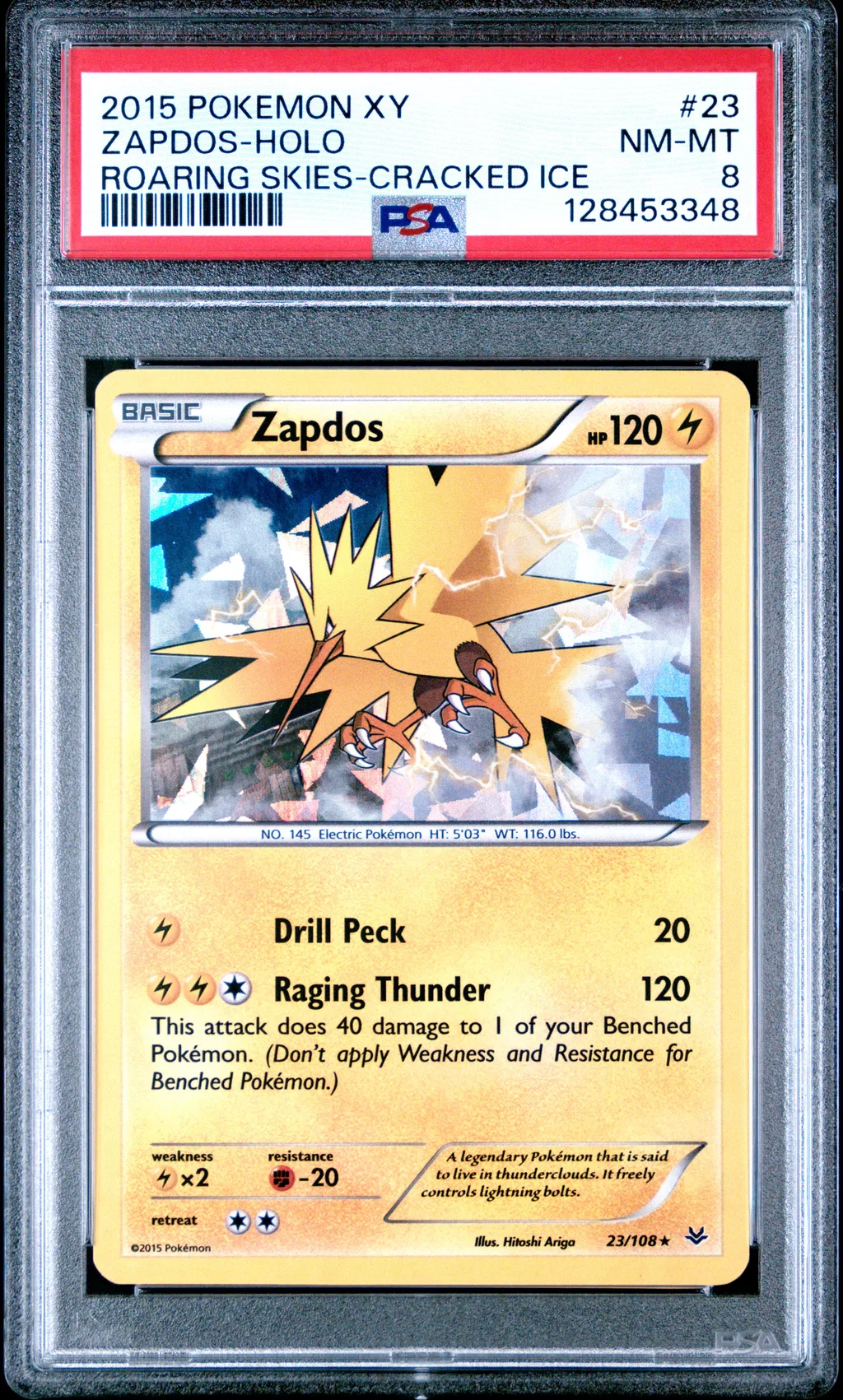 Zapdos-Holo card artwork