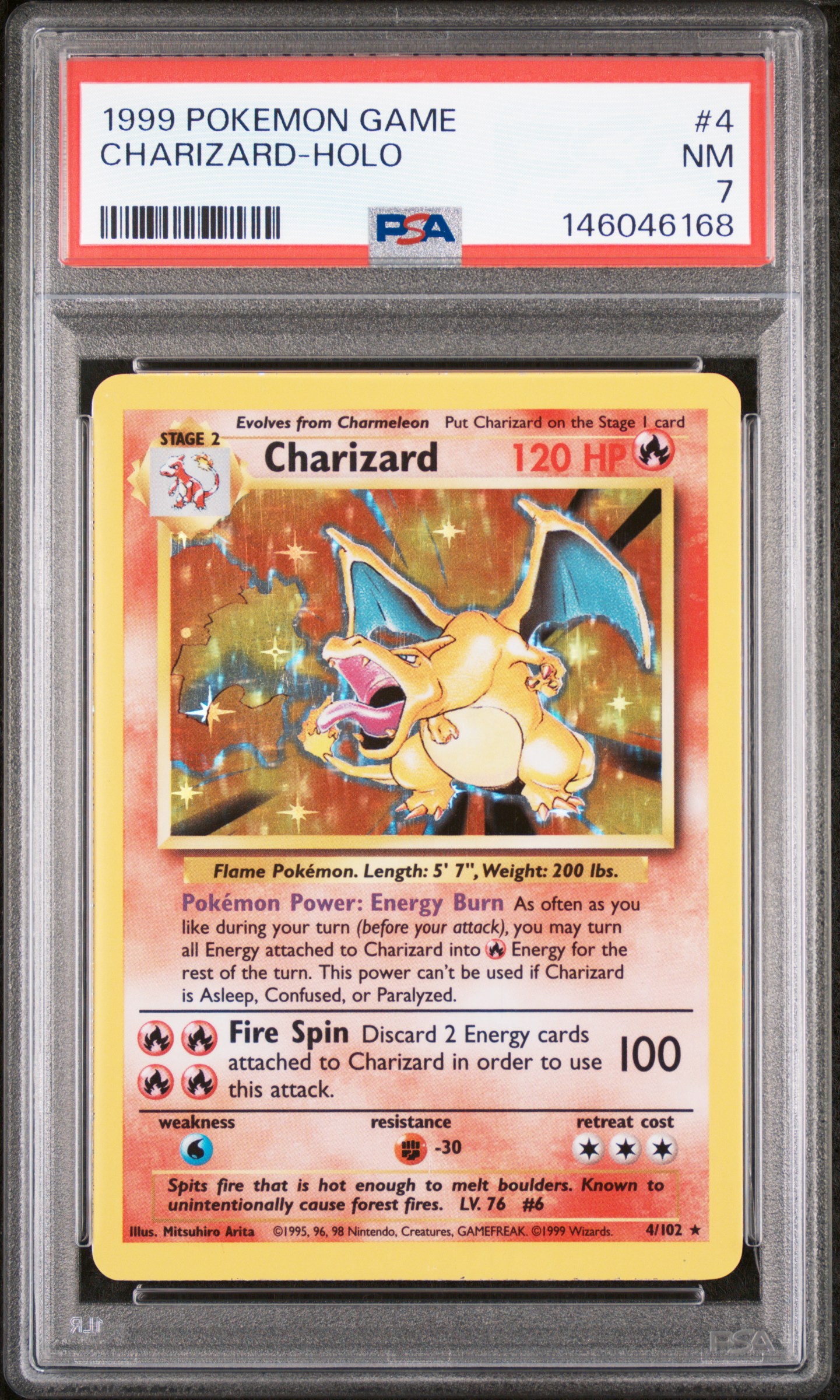 Charizard-Holo card artwork