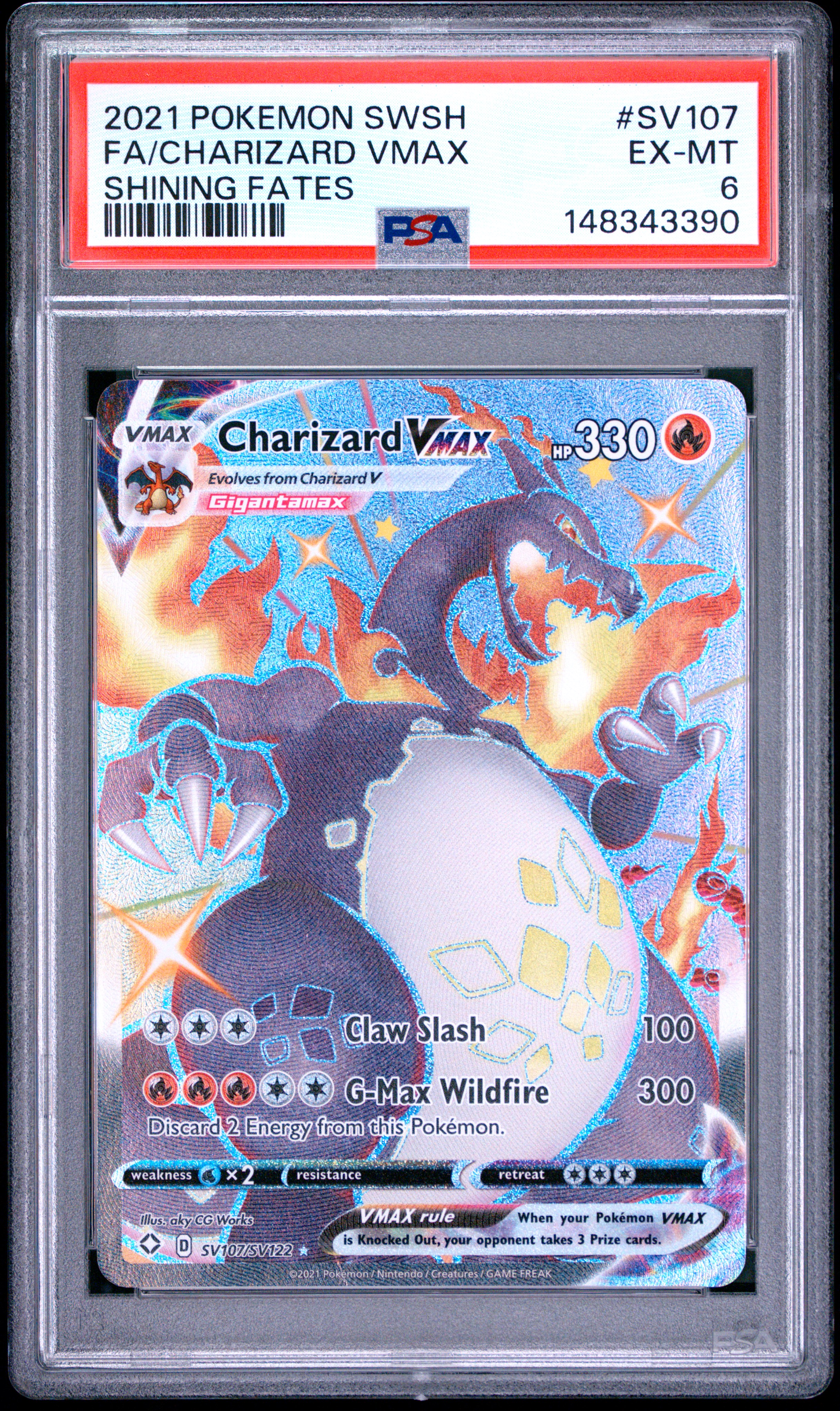 Full Art/Charizard Vmax card artwork