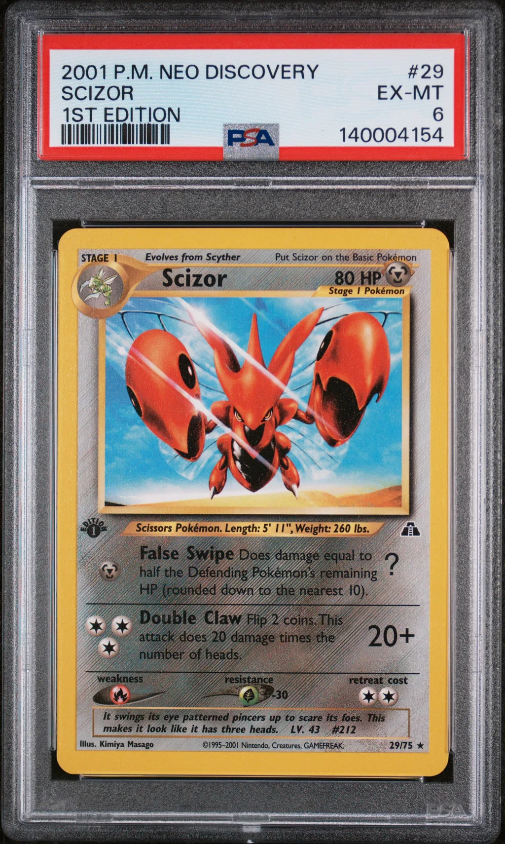 Scizor card artwork