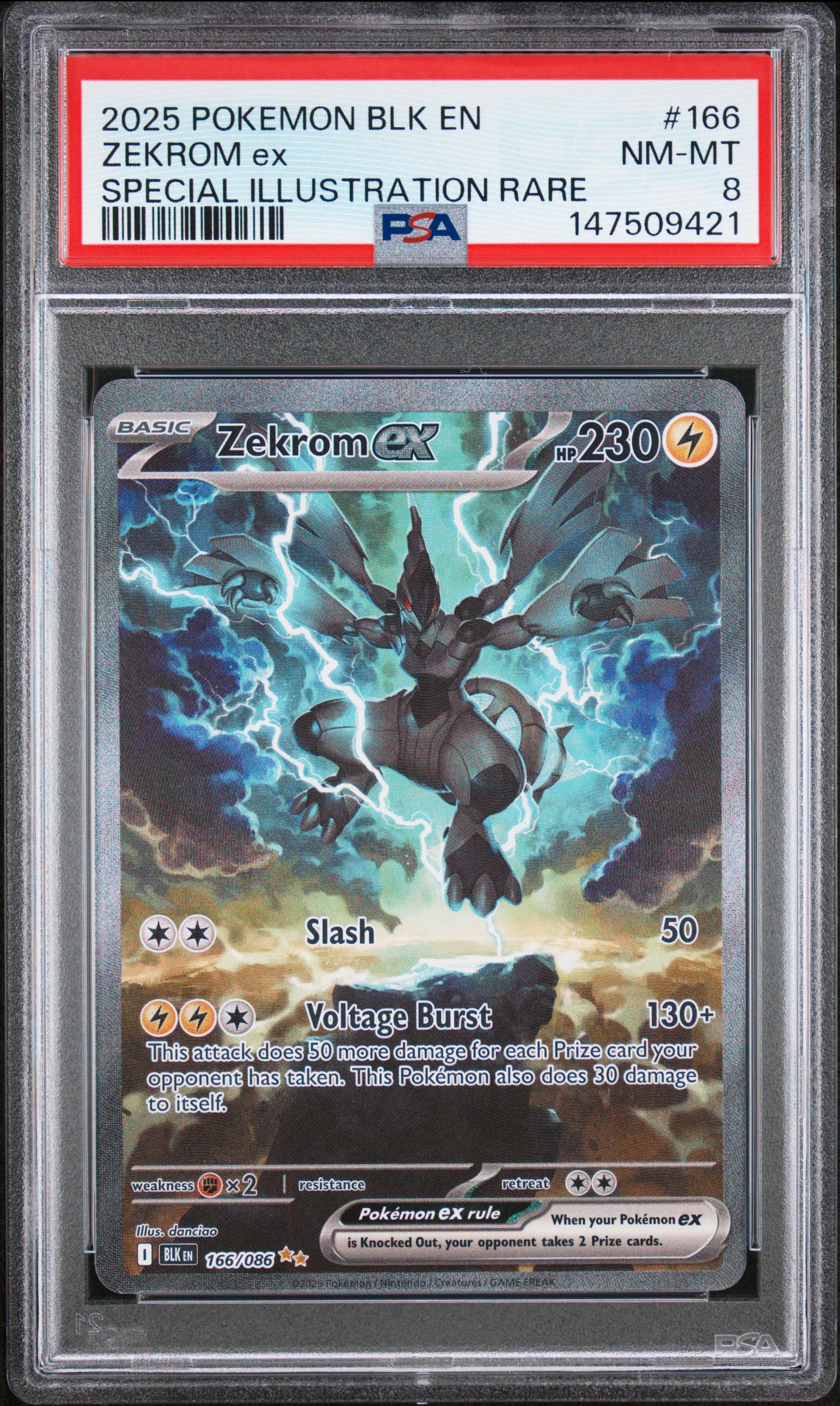 Zekrom EX card artwork
