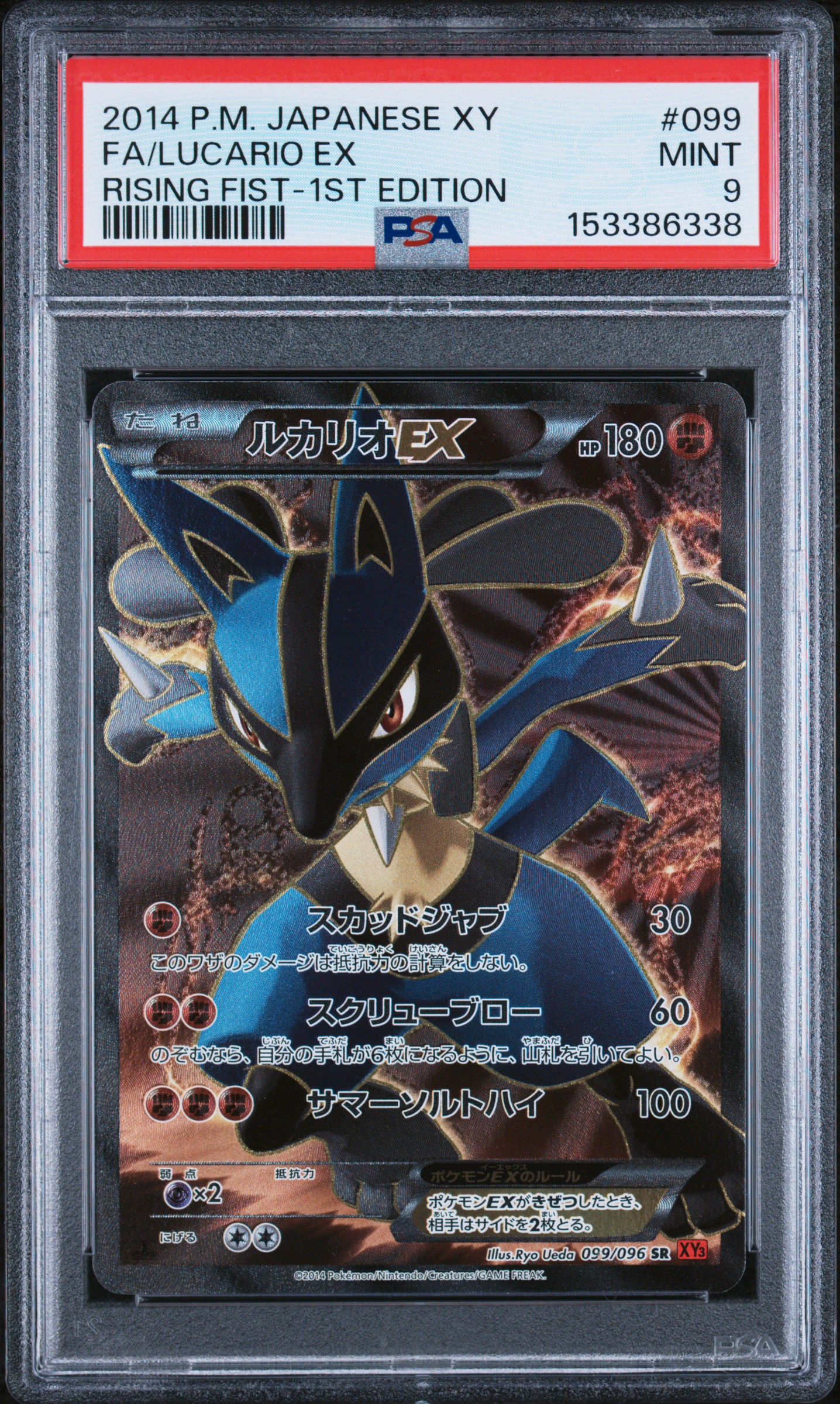 Full Art/Lucario EX card artwork
