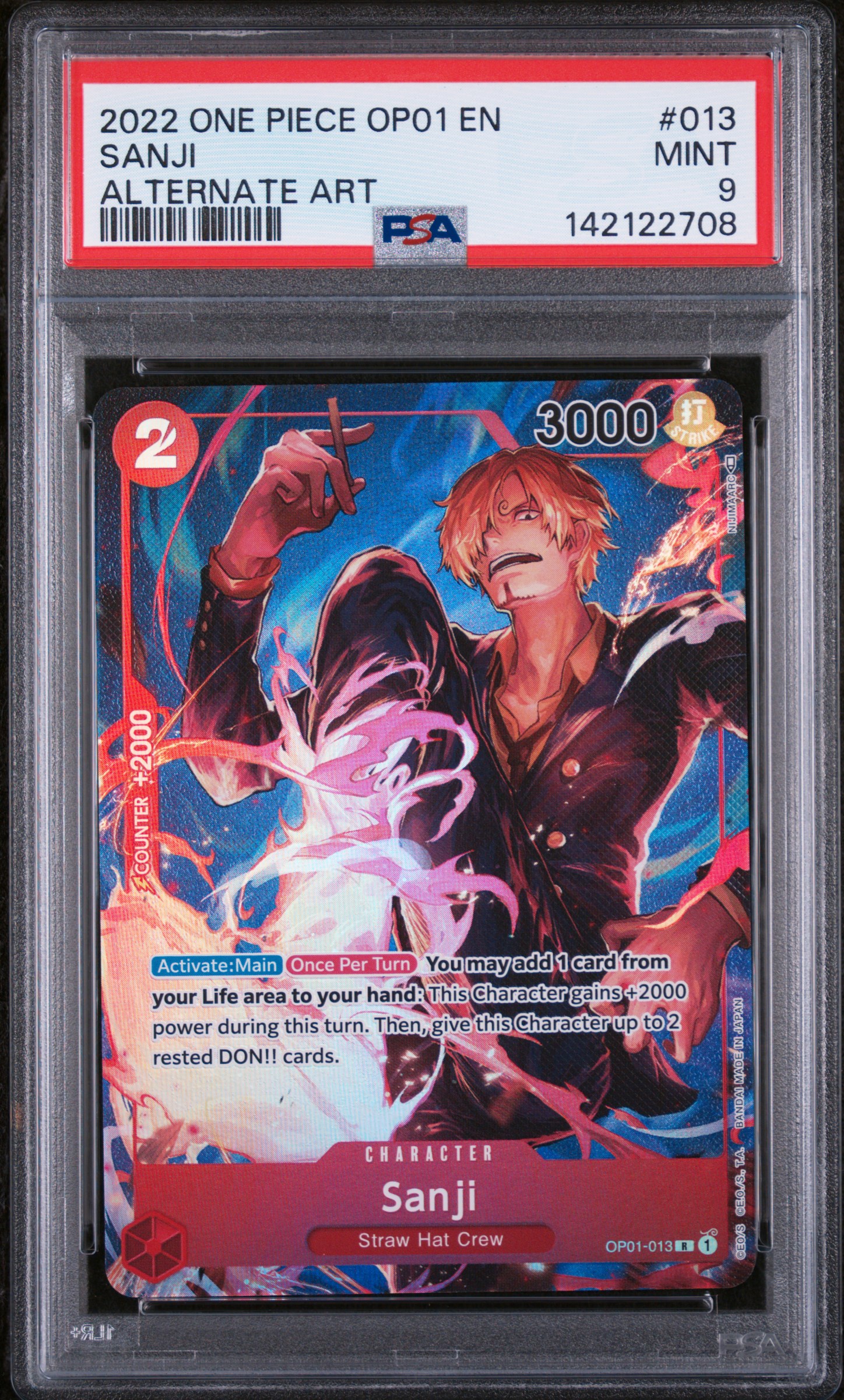Sanji card artwork