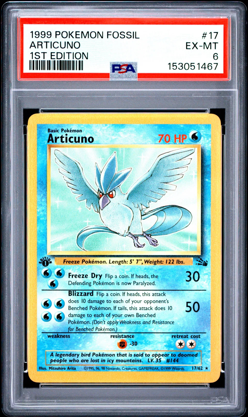 Articuno card artwork
