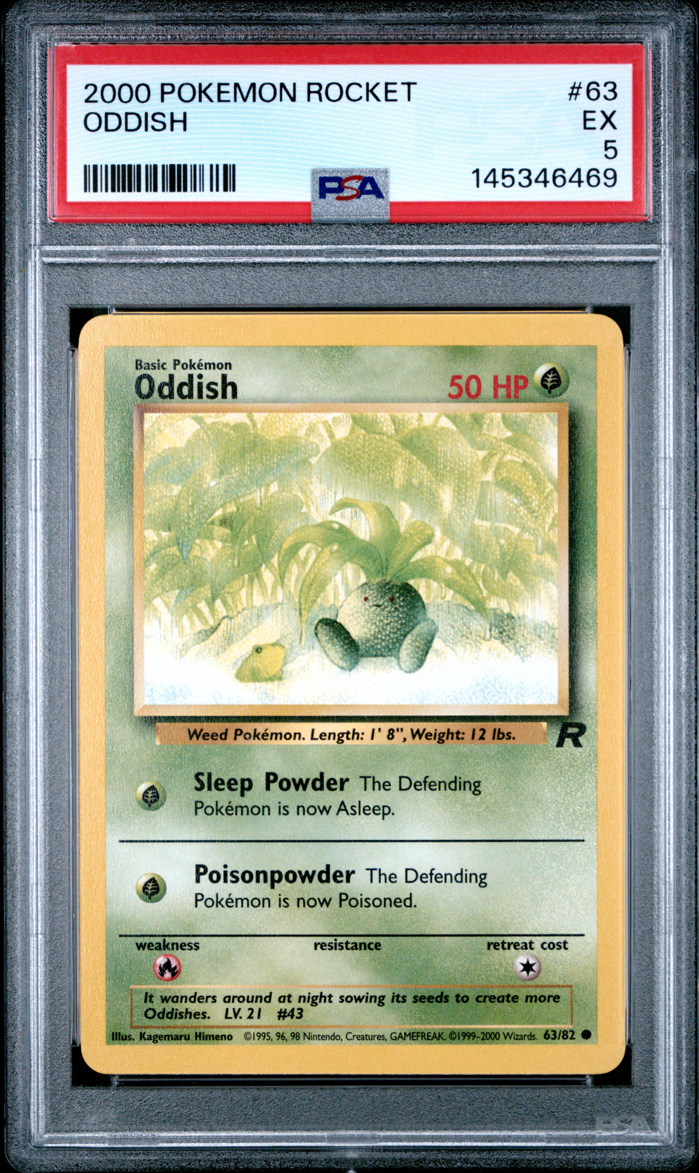 Oddish card artwork