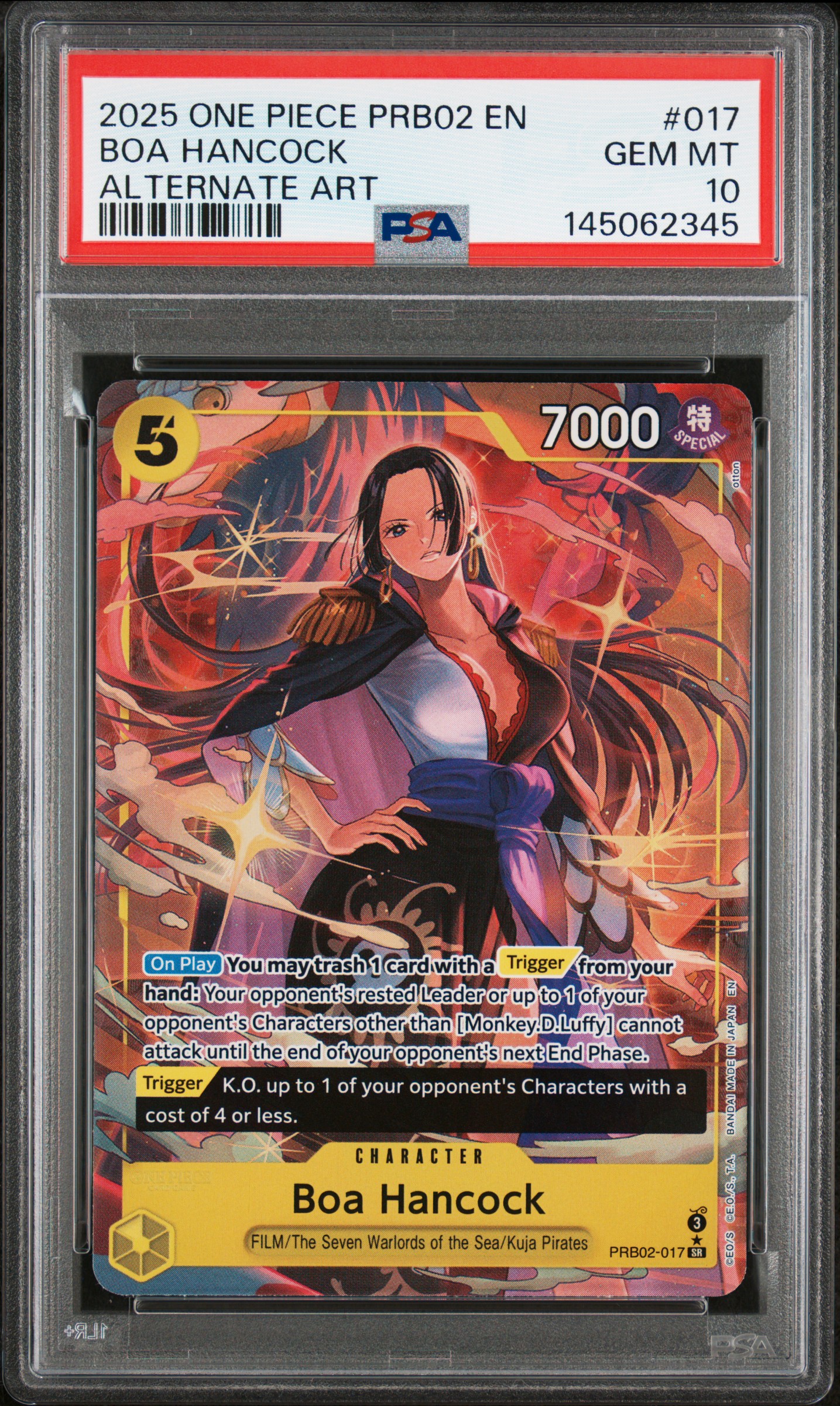 Boa Hancock card artwork