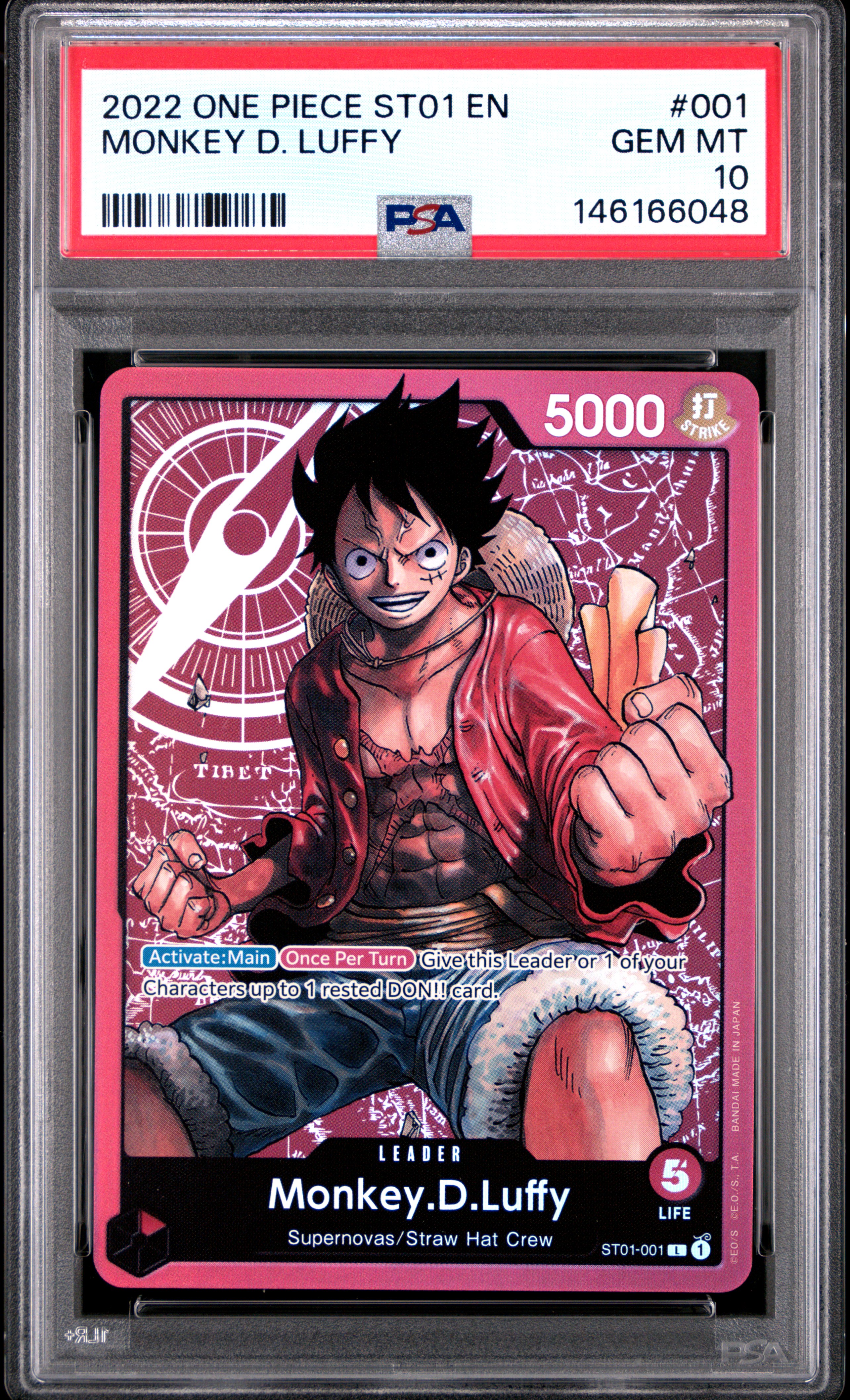 Monkey D. Luffy card artwork