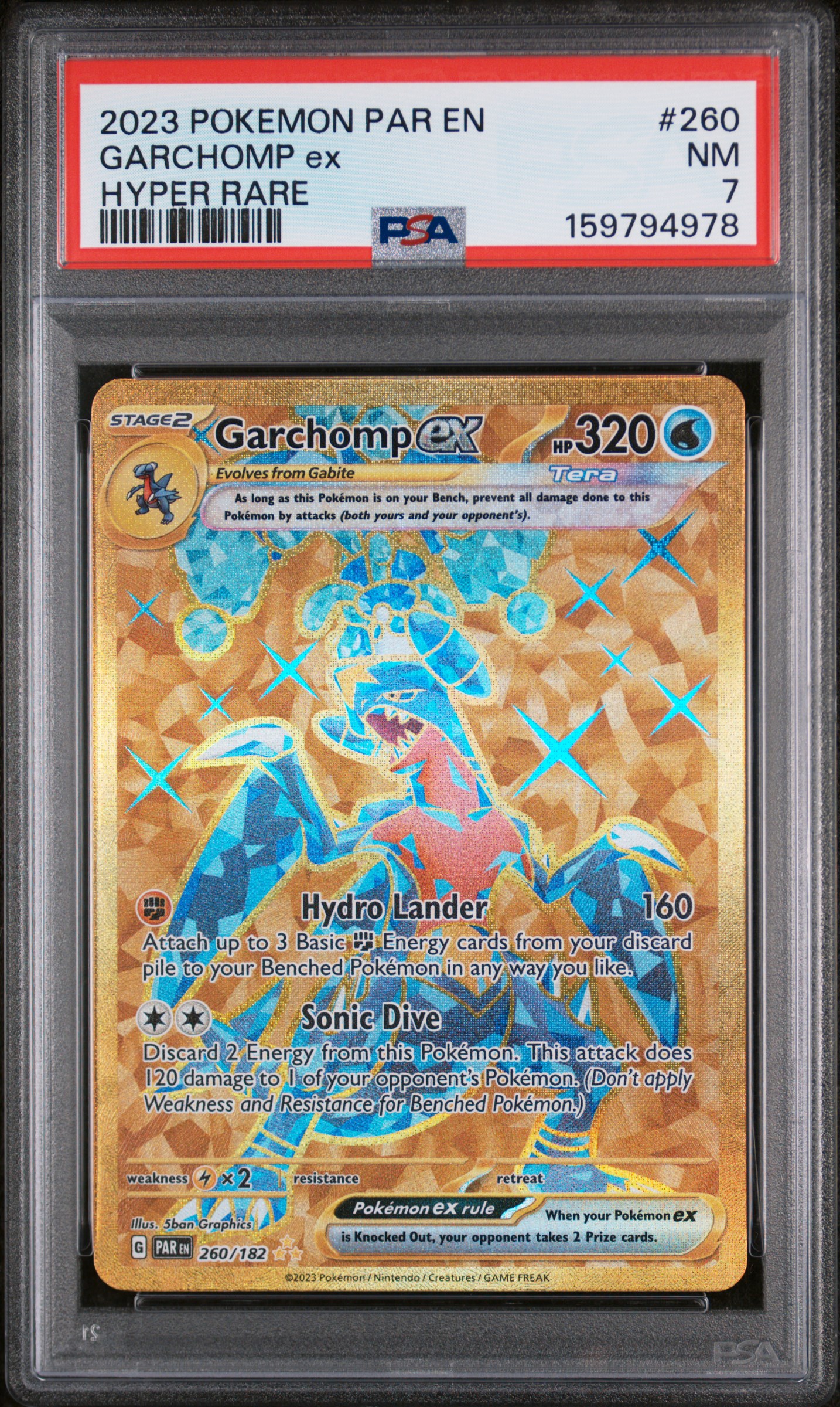 Garchomp EX card artwork