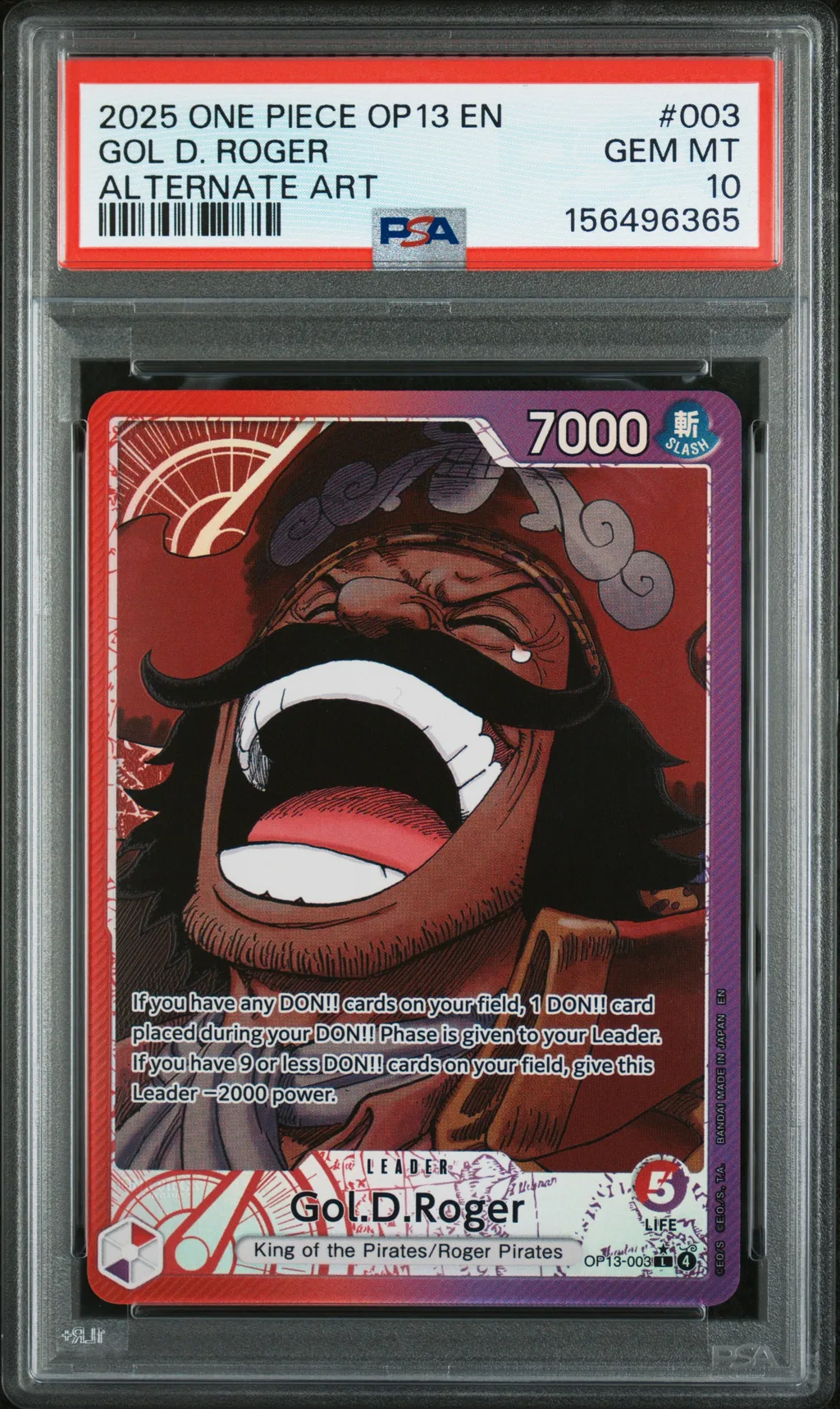 Gol D. Roger card artwork