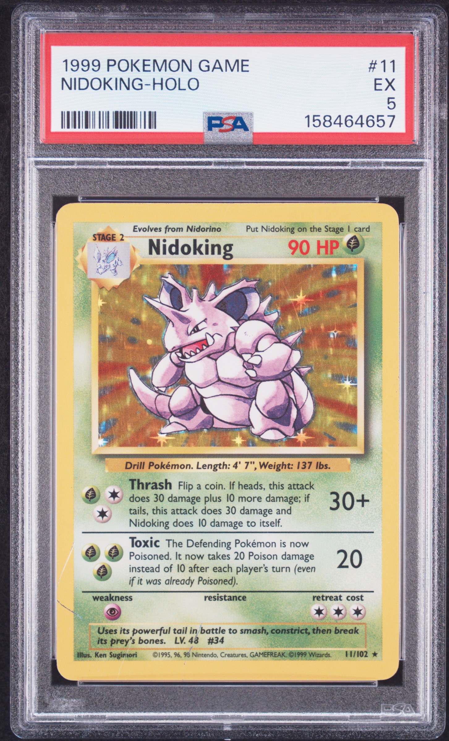 Nidoking-Holo card artwork