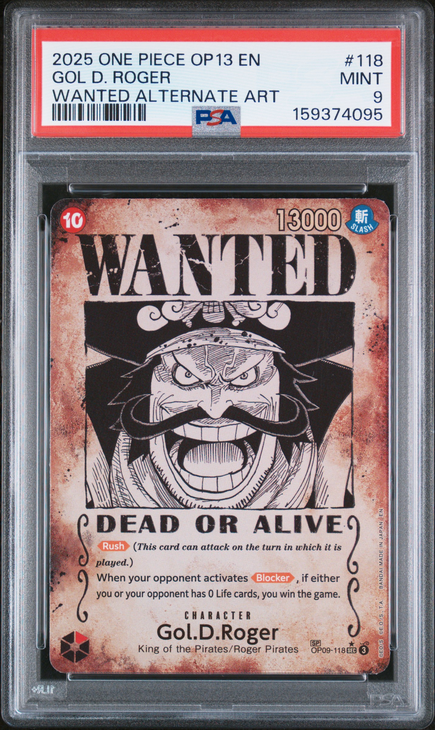Gol D. Roger card artwork