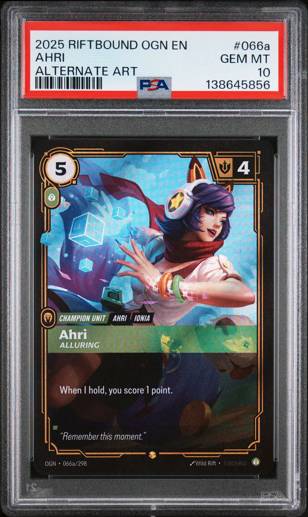Ahri - Alluring card artwork