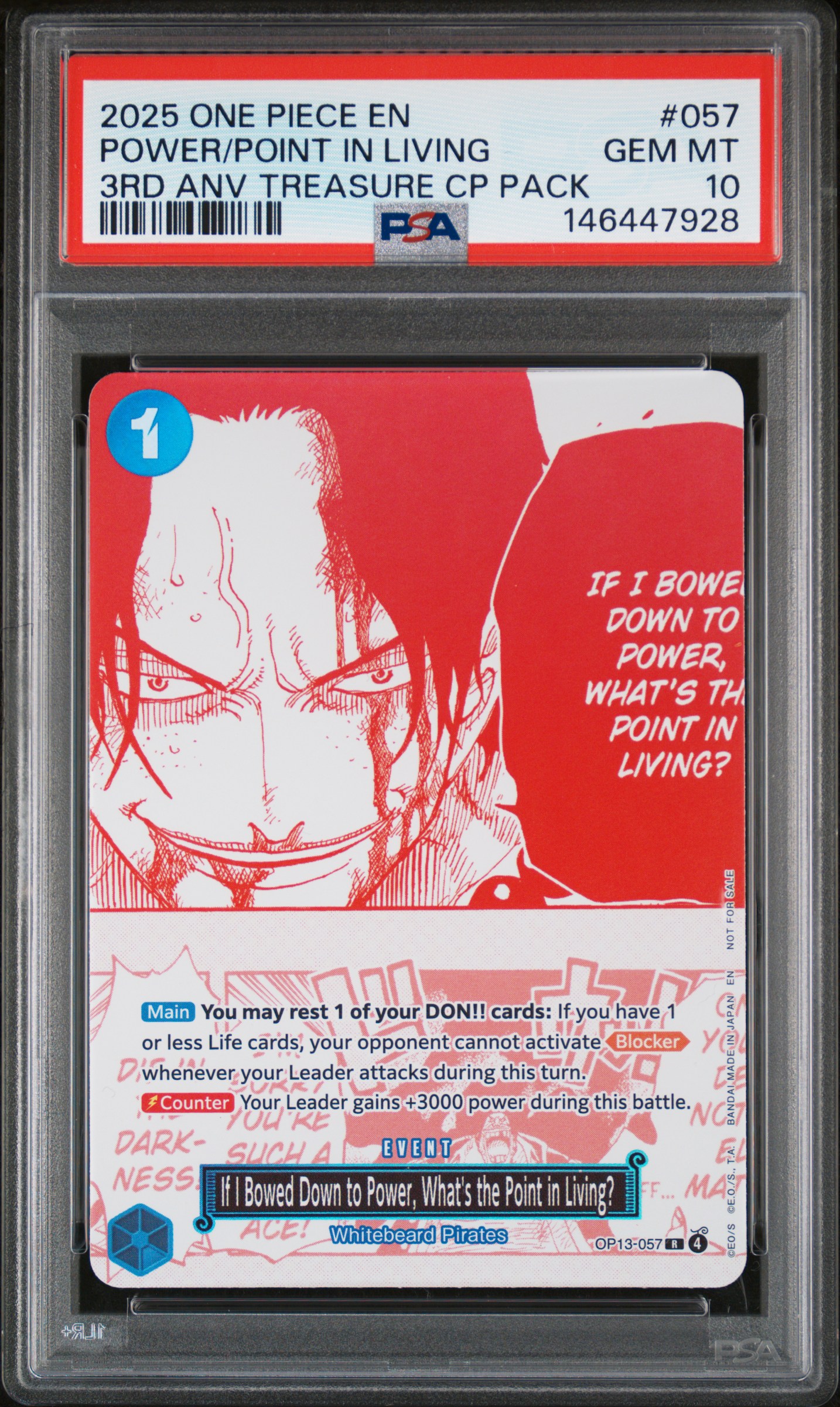 If I Bowed Down to Power, What's the Point in Living? card artwork