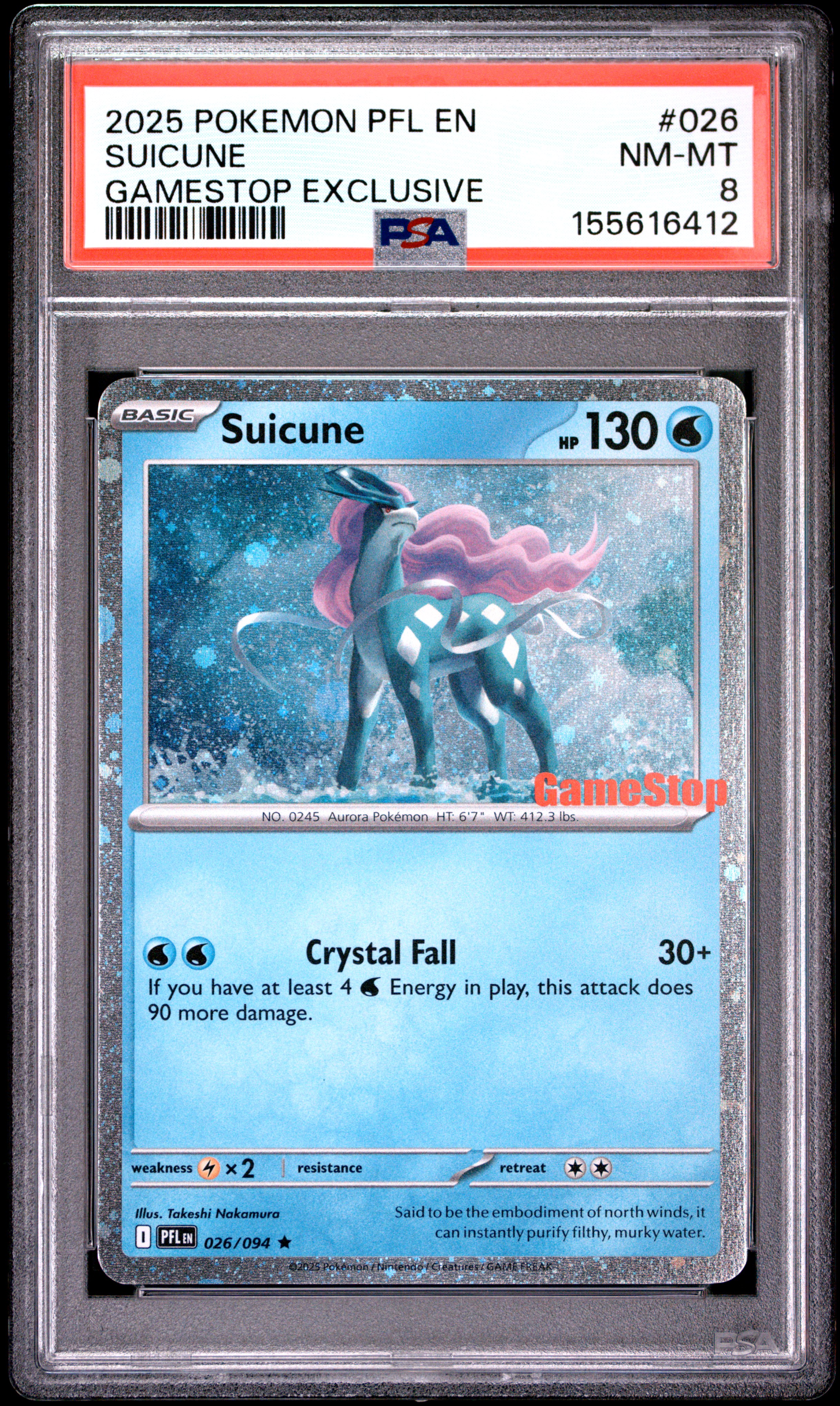 Suicune card artwork