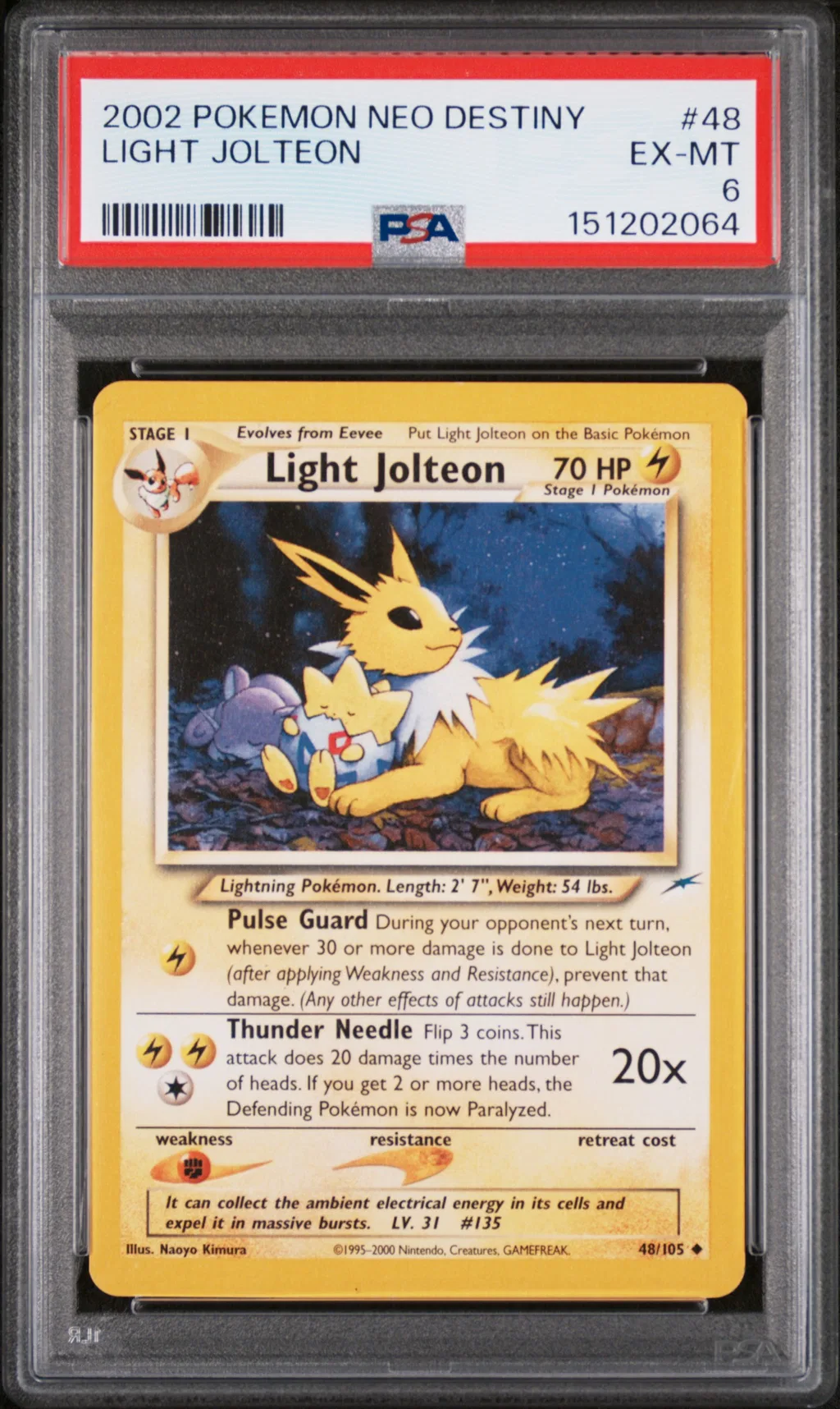 Light Jolteon card artwork