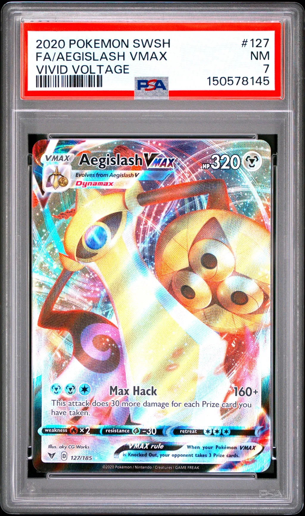 Aegislash VMAX card artwork