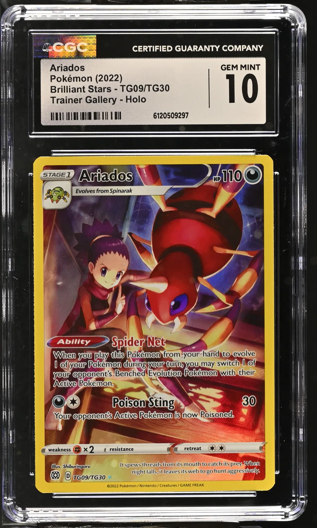 Ariados card artwork