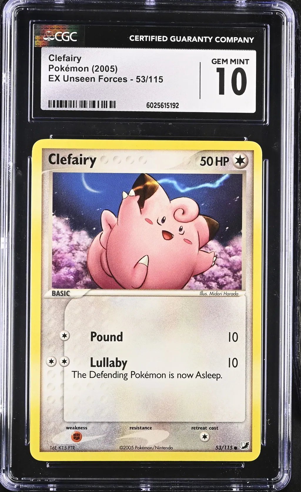 Clefairy card artwork