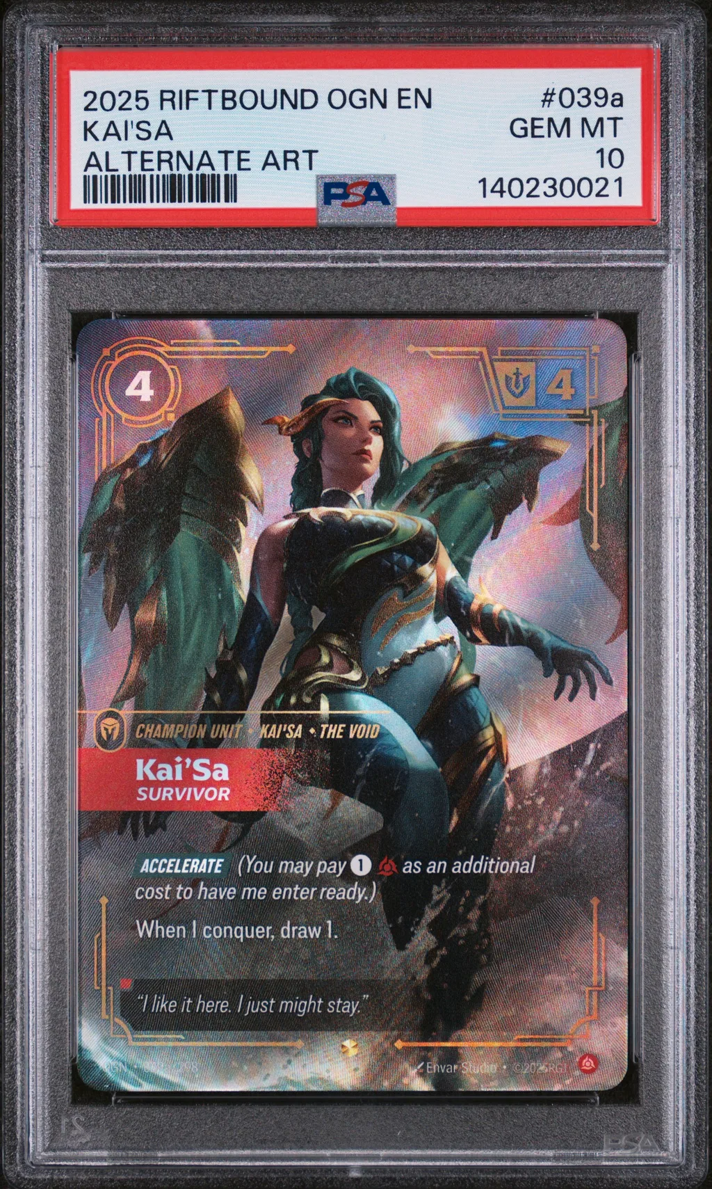 KAI'SA card artwork