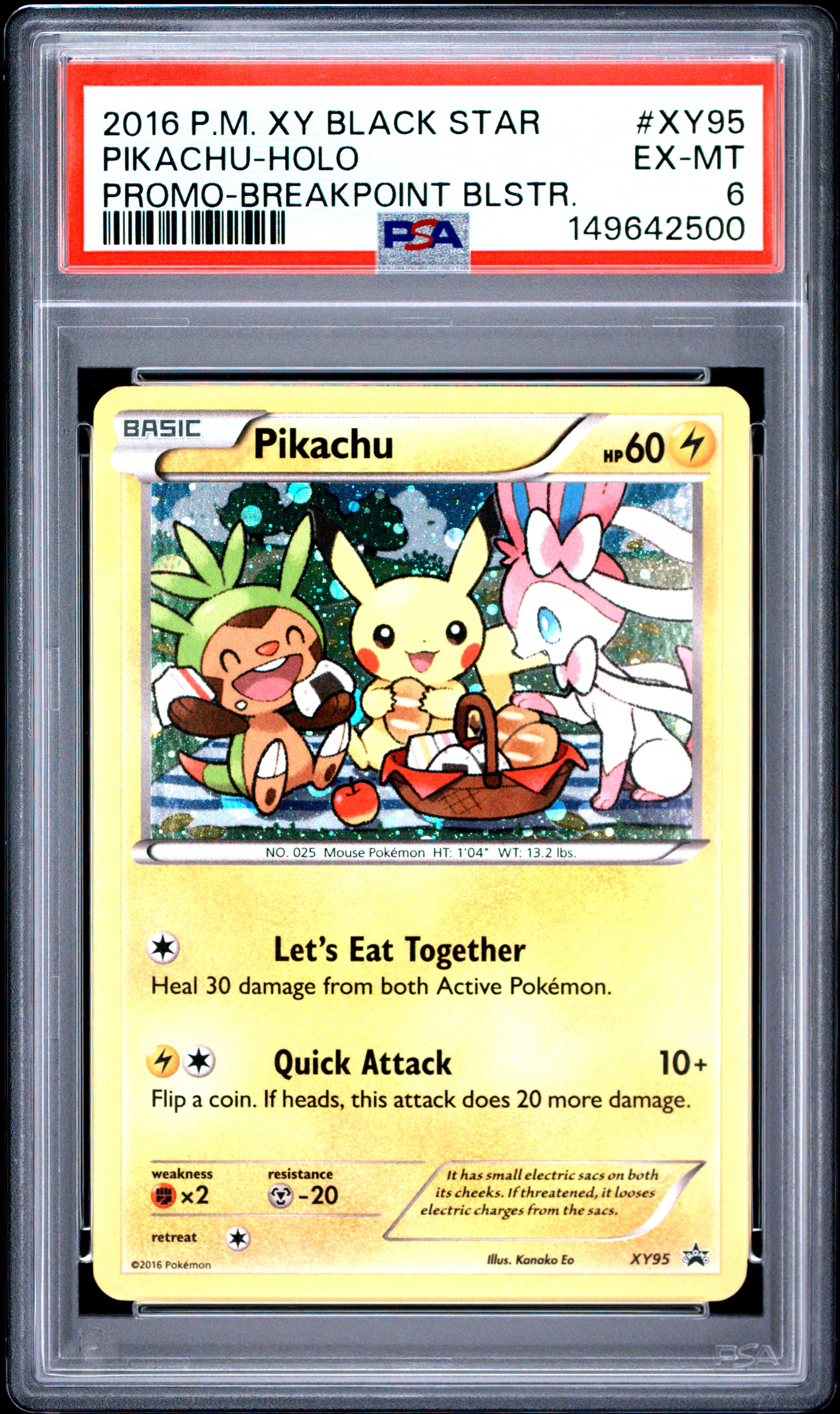 Pikachu-Holo card artwork