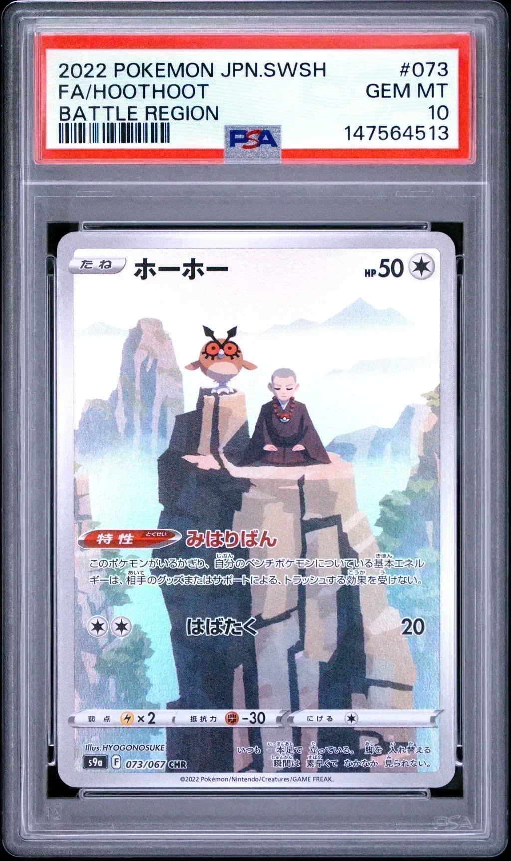 Full Art/Hoothoot card artwork
