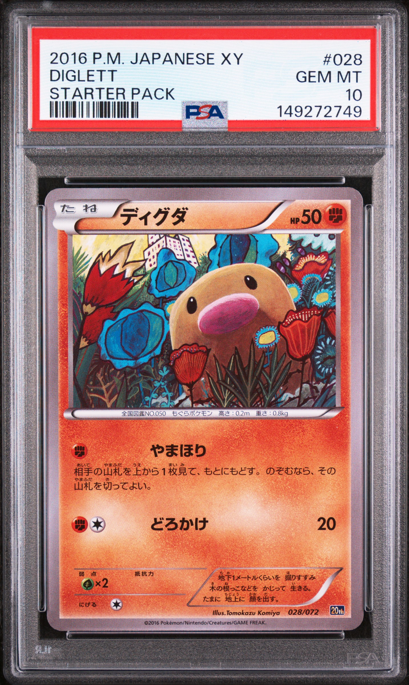 Diglett card artwork