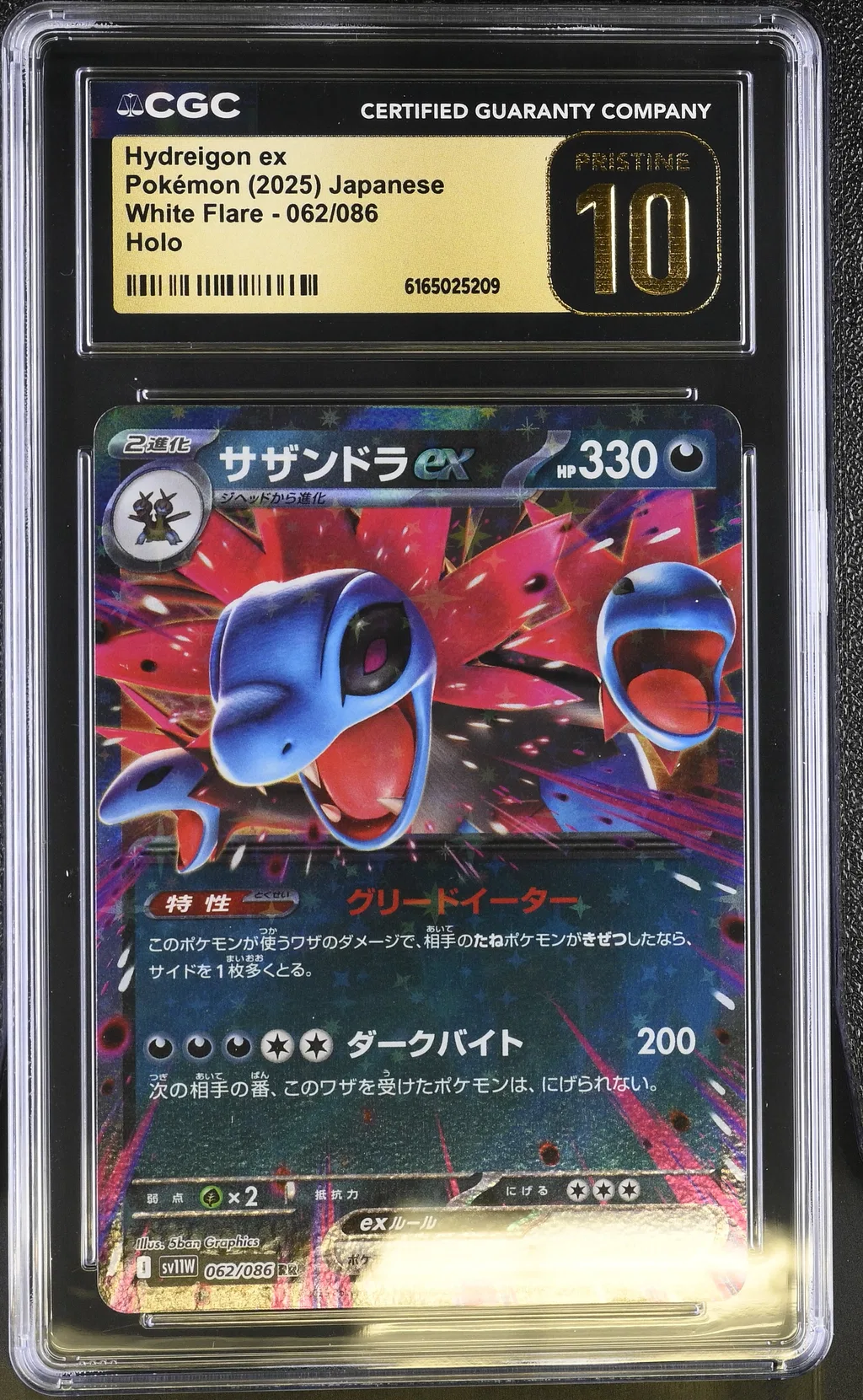 Hydreigon ex card artwork