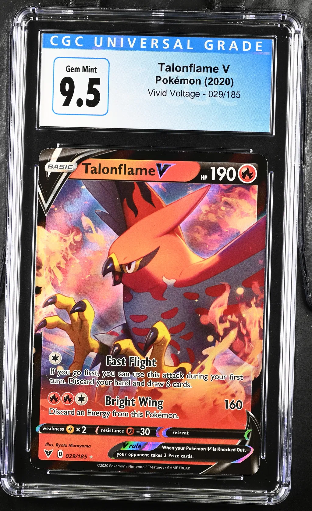 Talonflame V card artwork