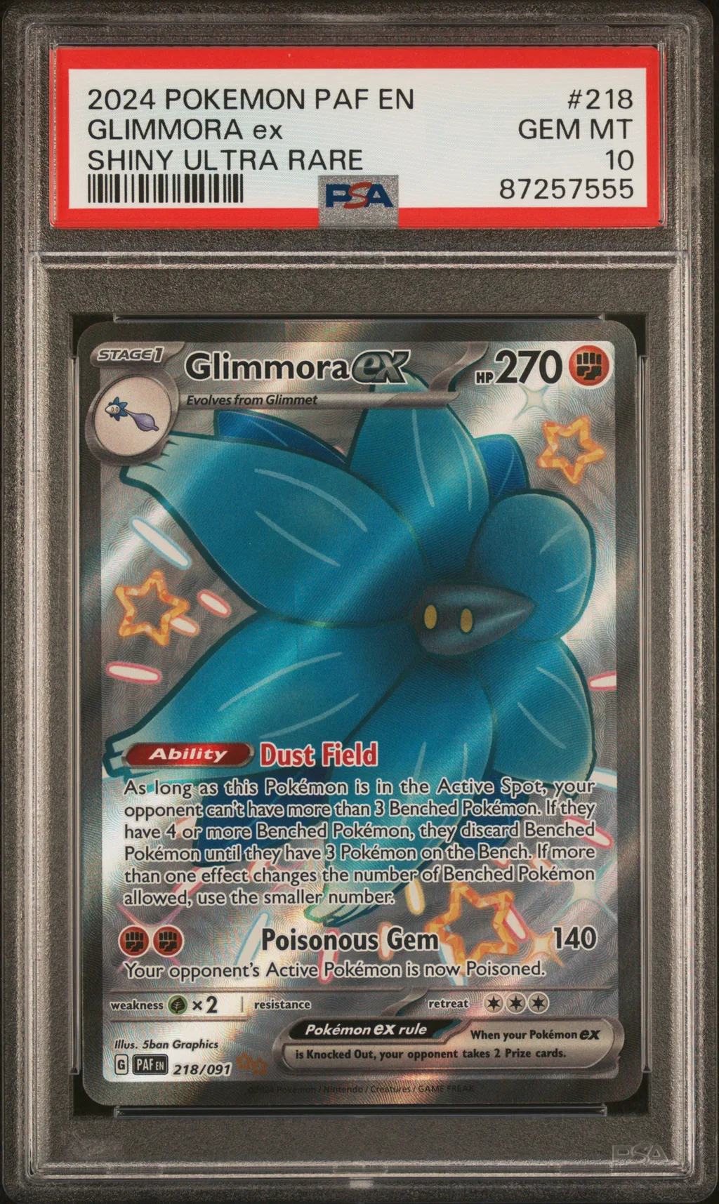 GLIMMORA ex card artwork