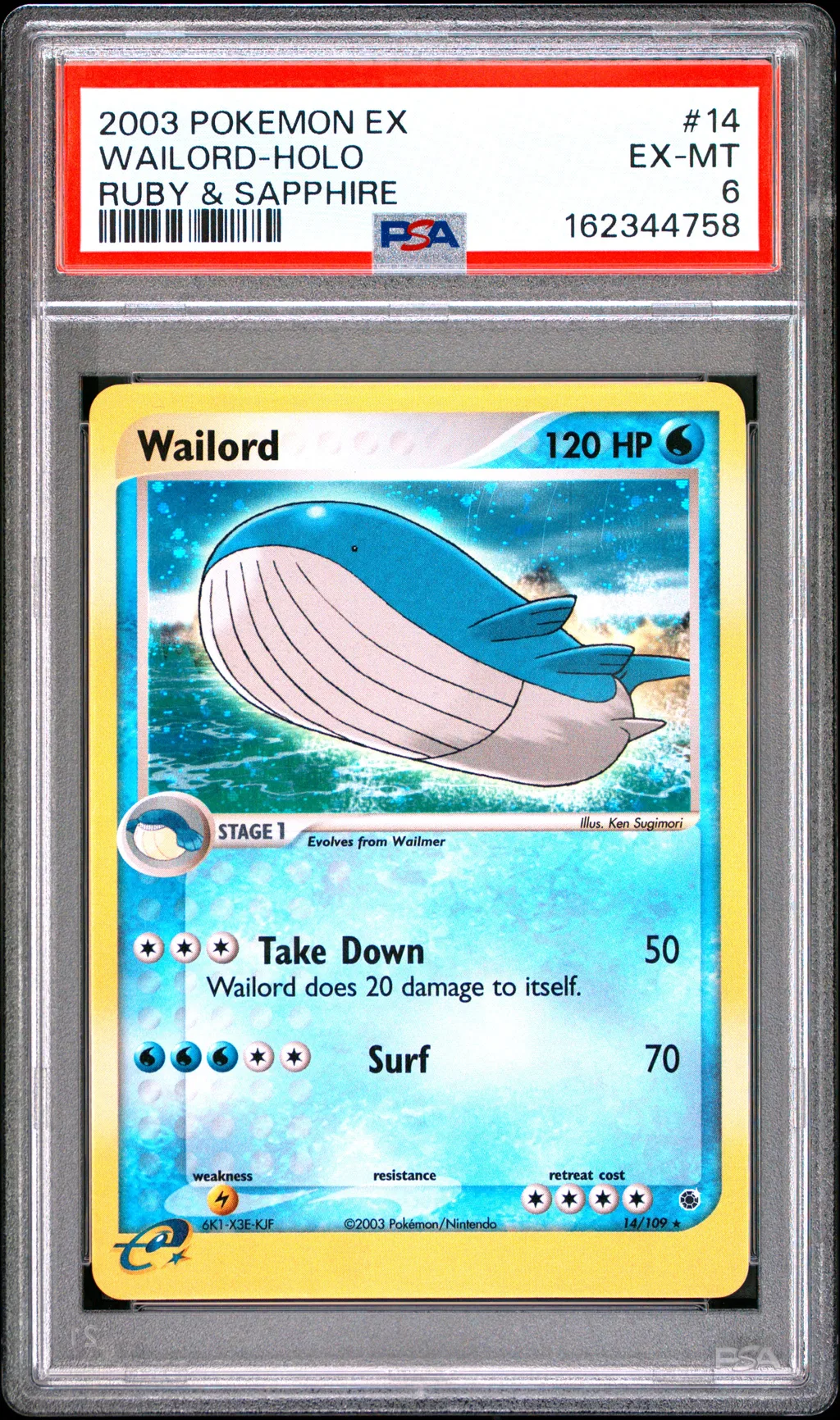 Wailord-Holo card artwork