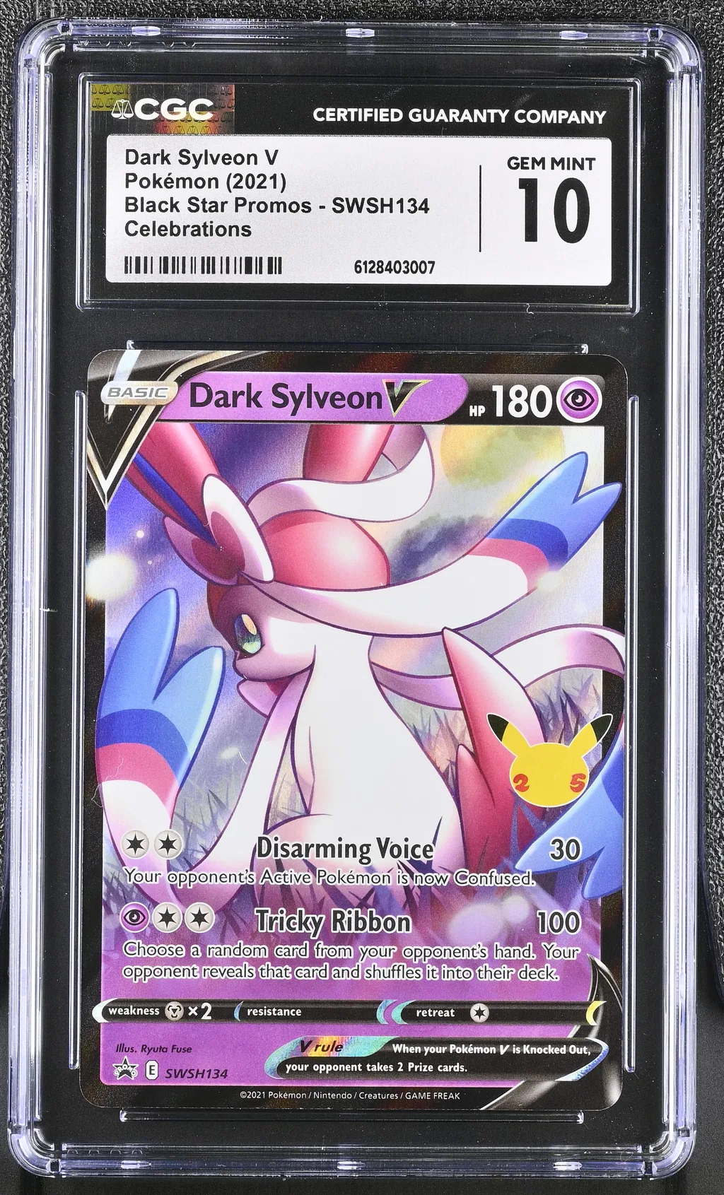 Dark Sylveon V card artwork