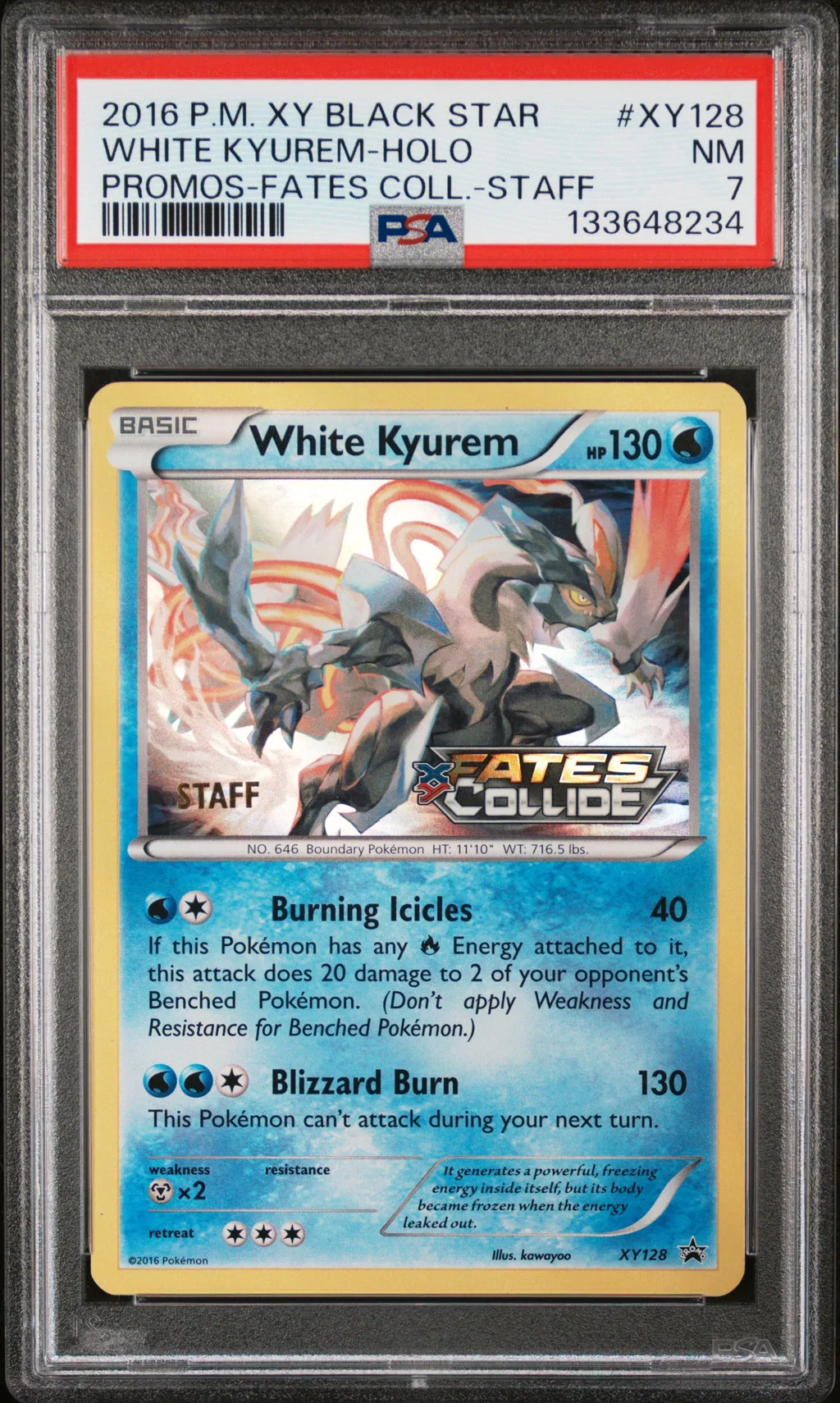 White Kyurem-Holo card artwork