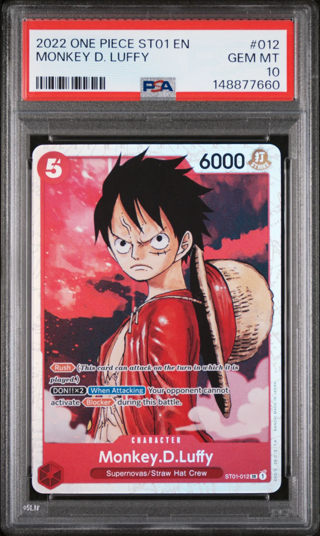 Monkey D. Luffy card artwork