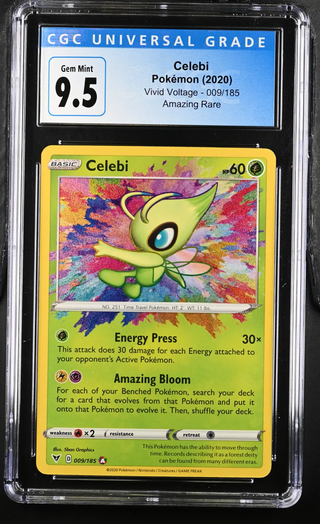 Celebi card artwork