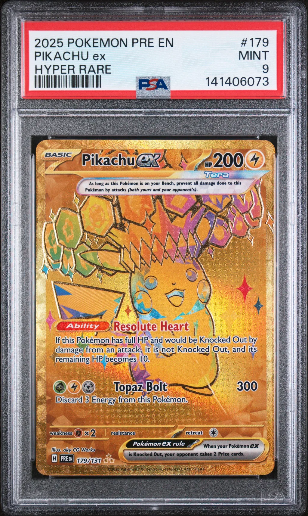 Pikachu EX card artwork