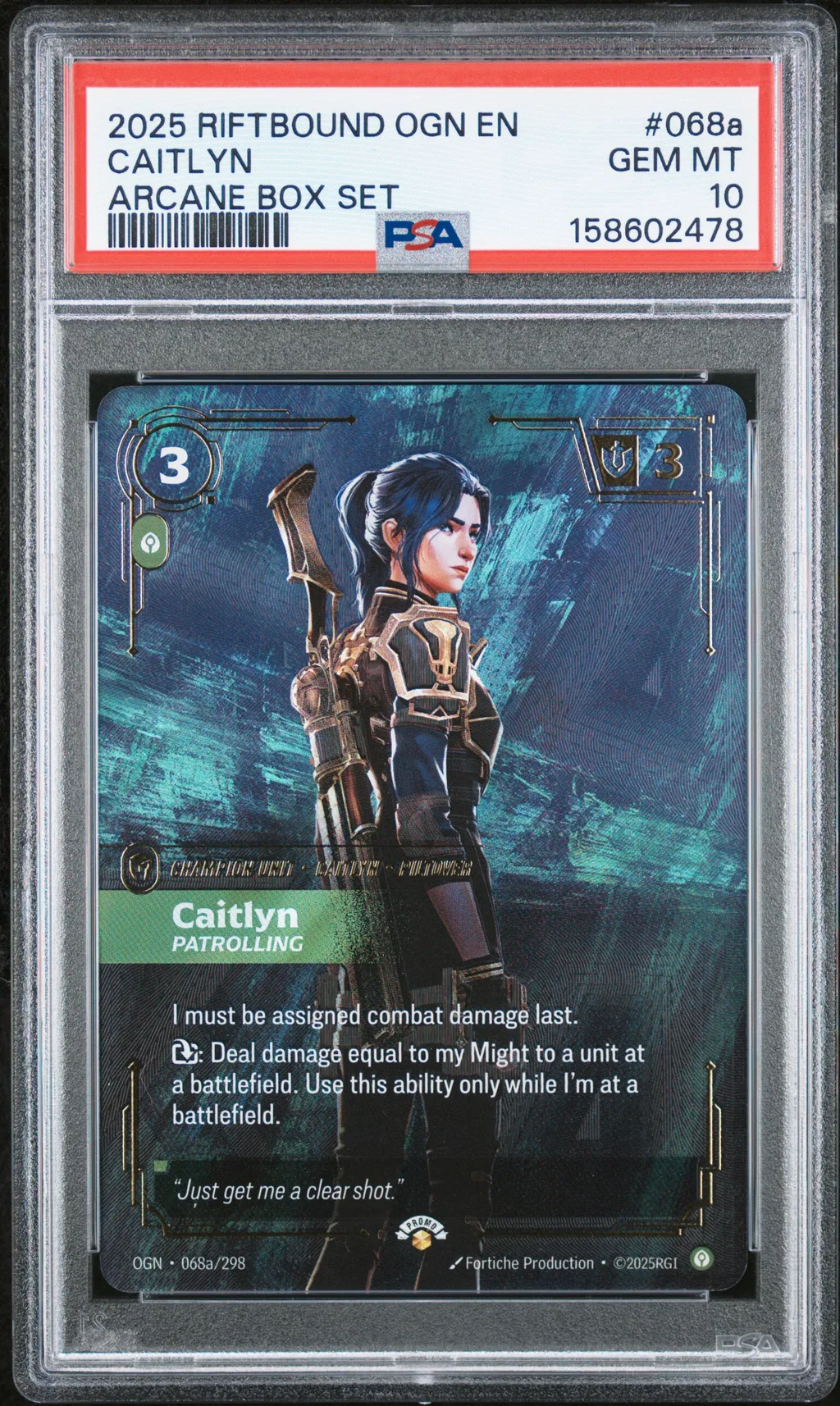 Caitlyn - Patrolling card artwork