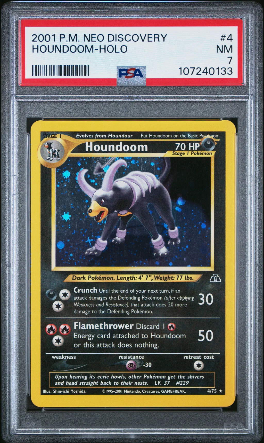 Houndoom-Holo card artwork