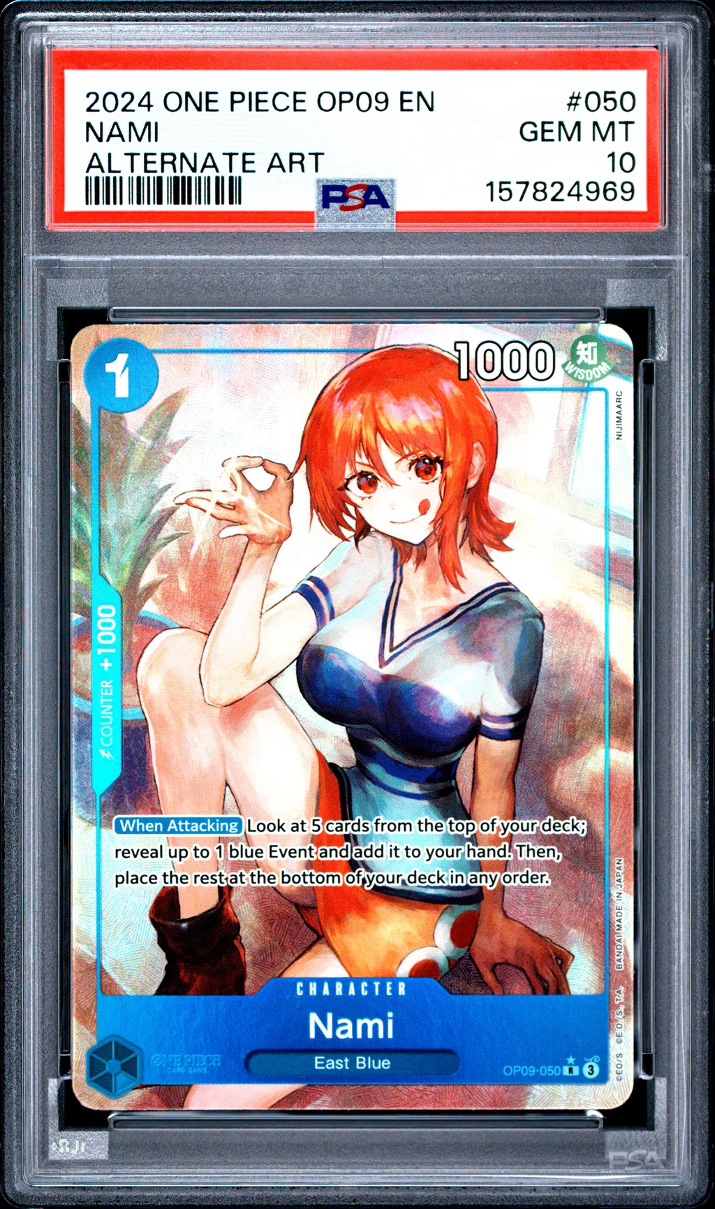 Nami card artwork