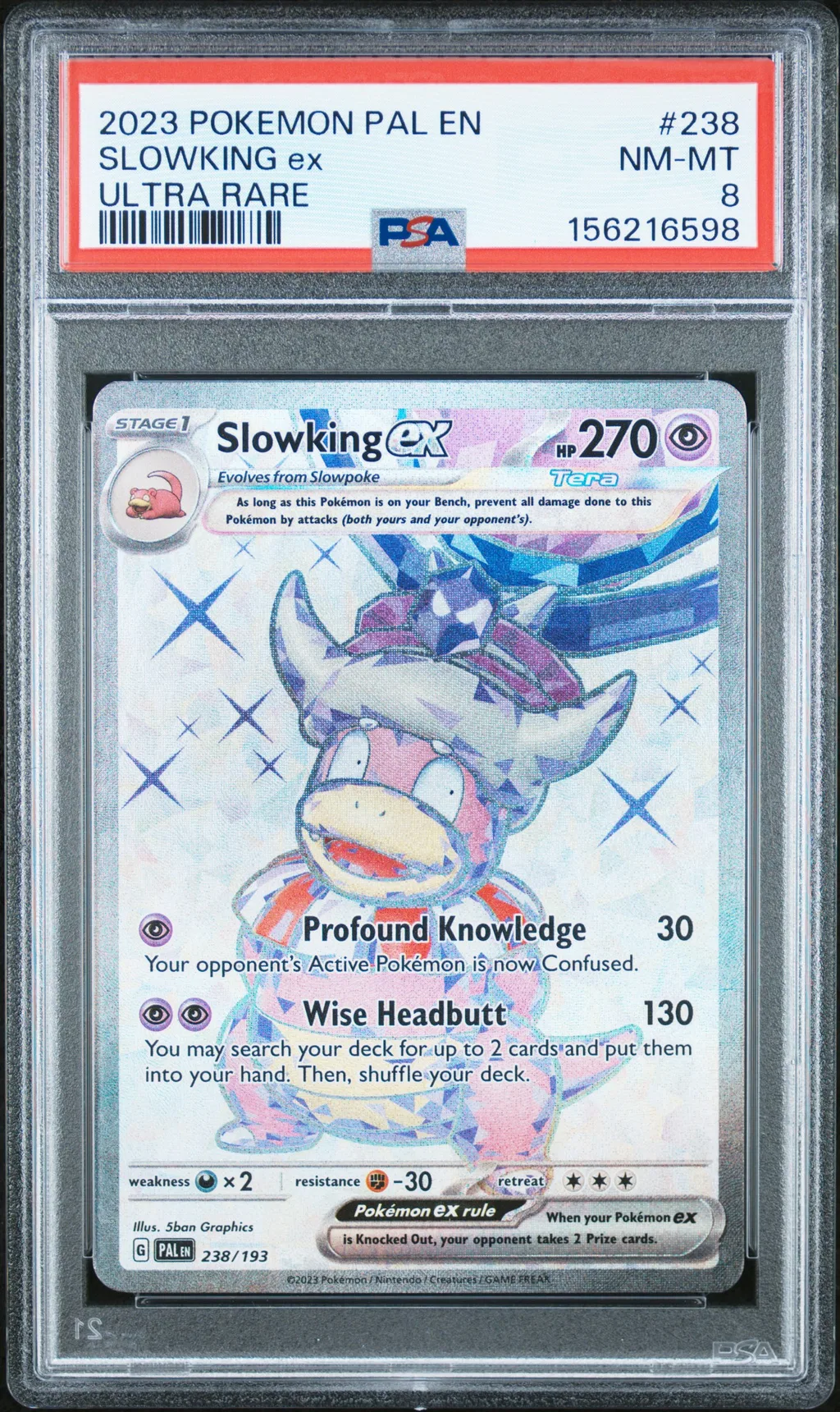 Slowking EX card artwork