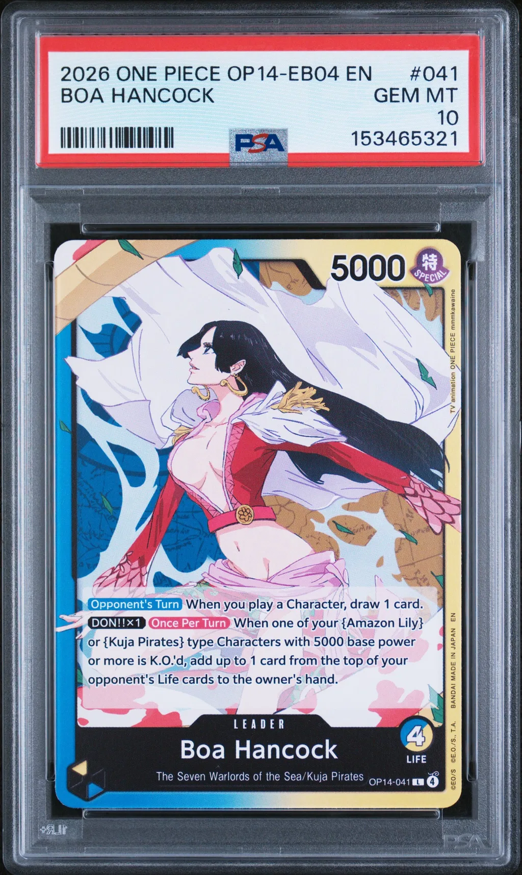 Boa Hancock card artwork