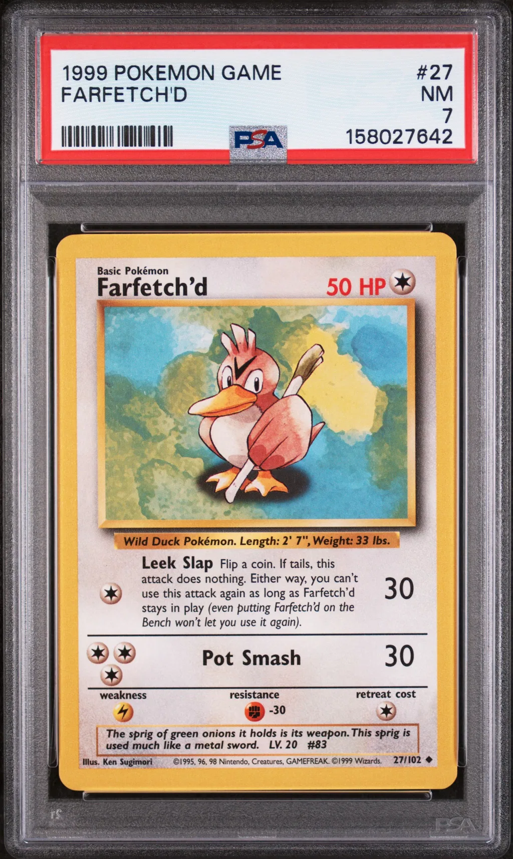 Farfetch'd card artwork